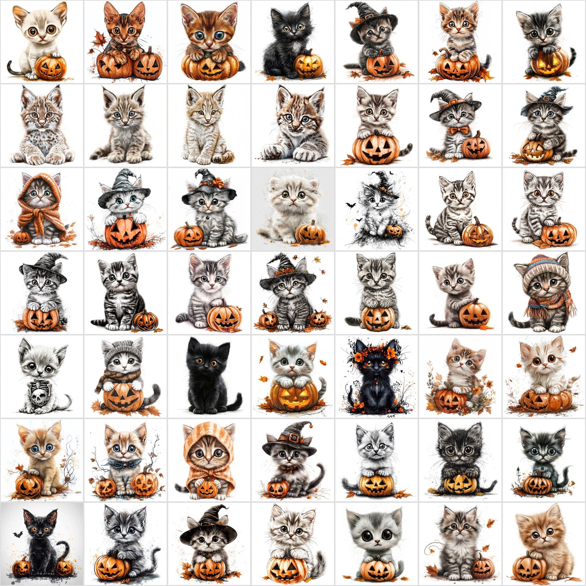 1,095 Halloween Pet Images | 550 Dogs + 545 Cats Digital Download Sumobundle