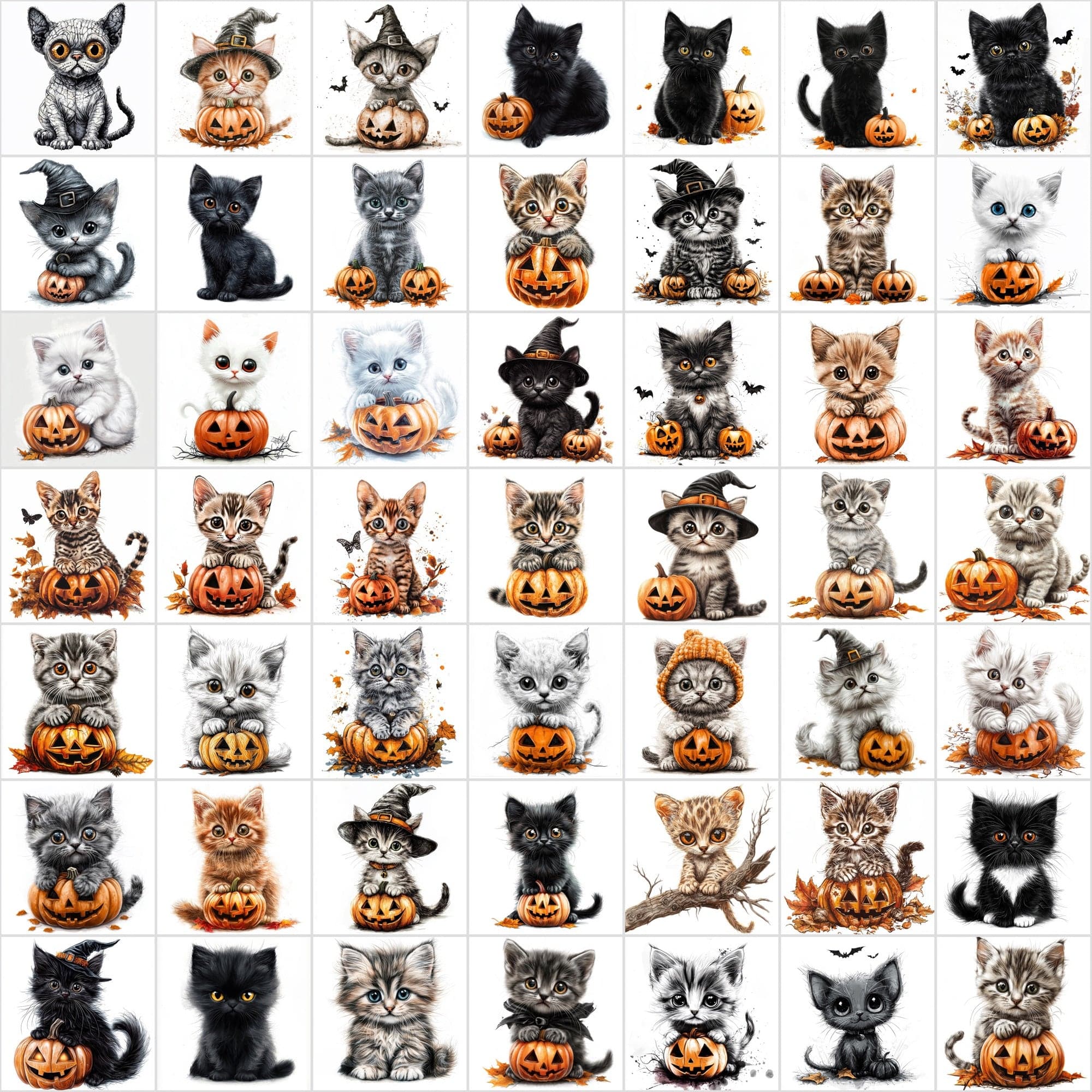 1,095 Halloween Pet Images | 550 Dogs + 545 Cats Digital Download Sumobundle