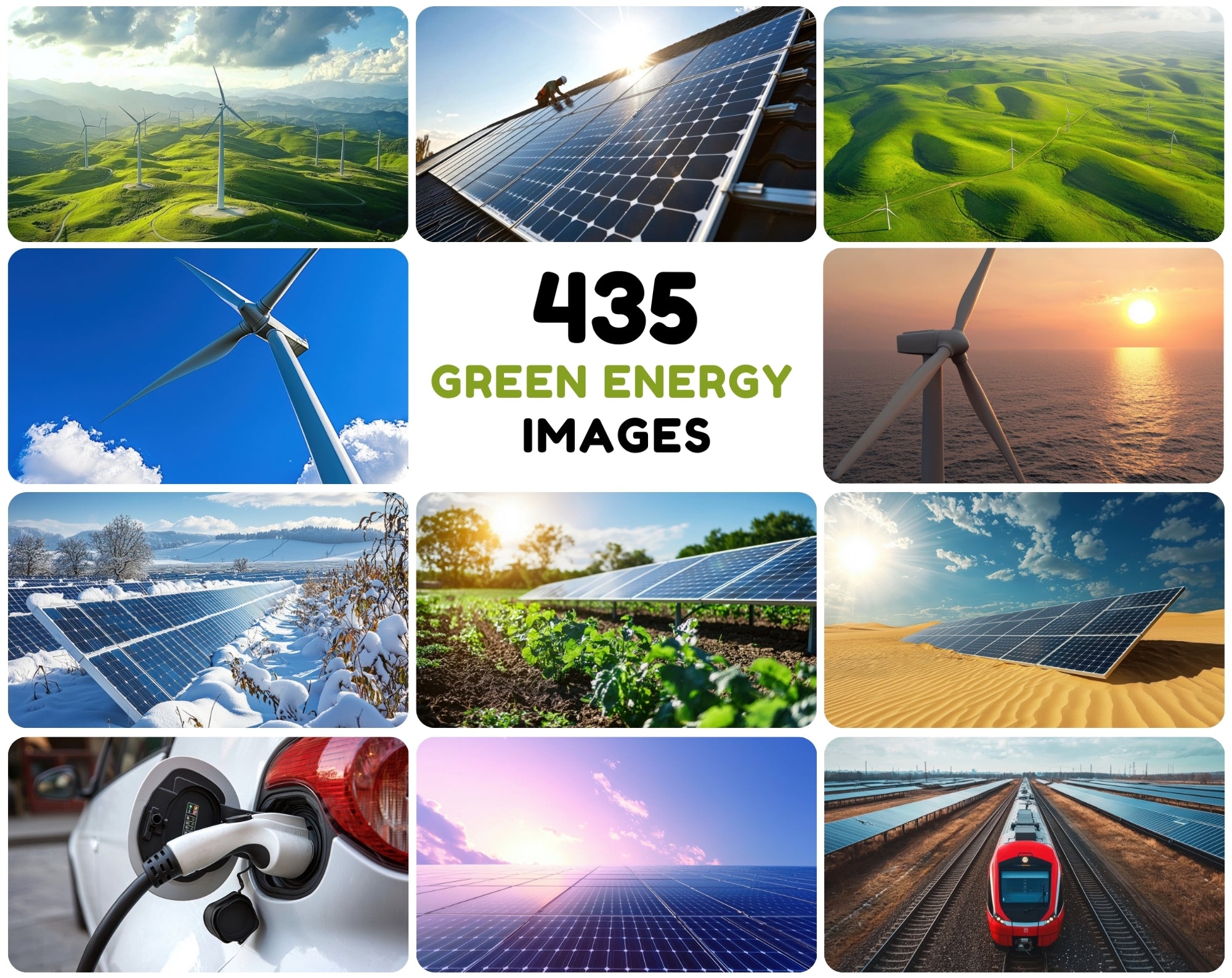 435 Green Energy Stock Images Bundle