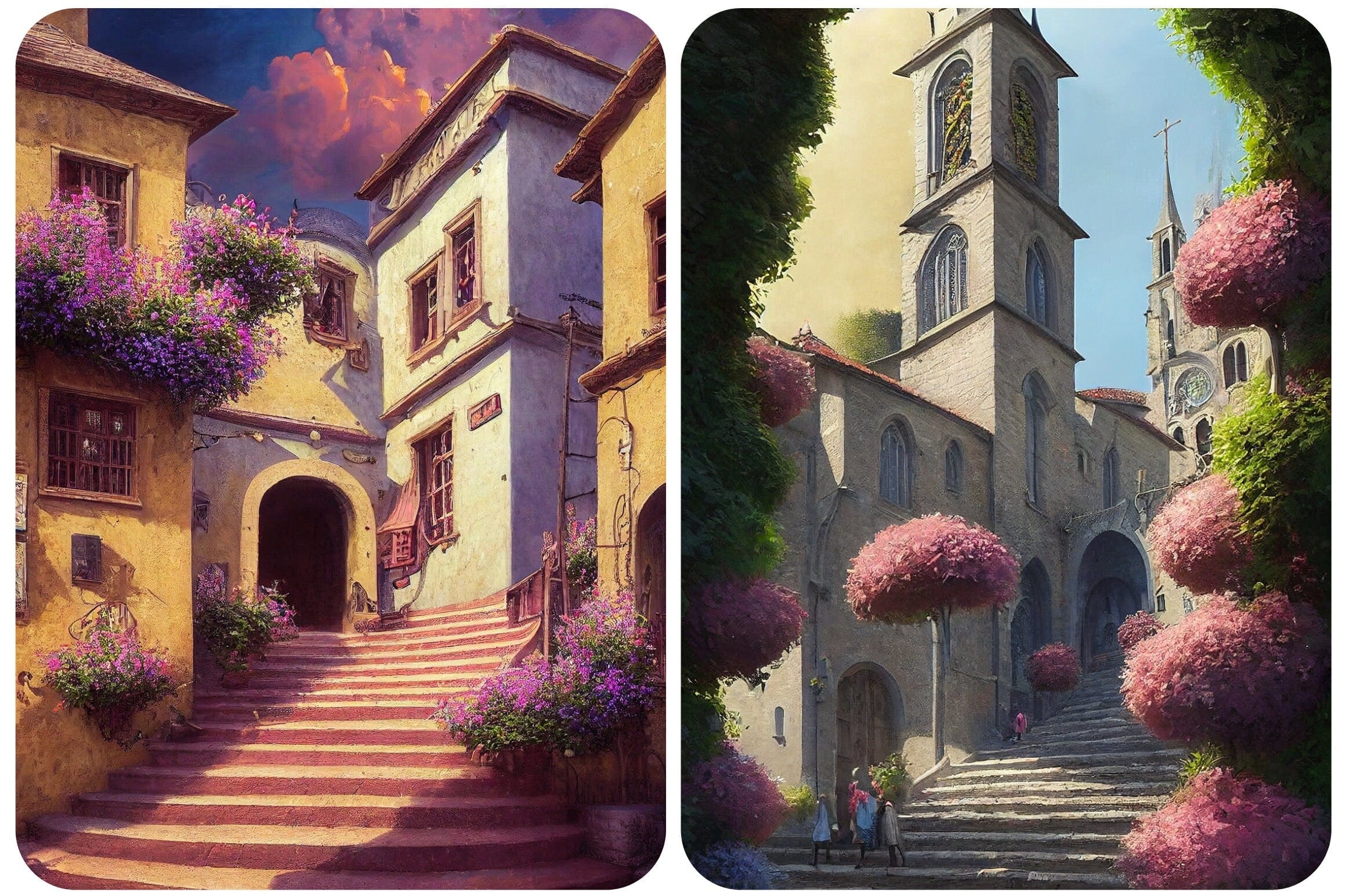 110+ High-Resolution Paintings of Renaissance-Inspired Taverns and Villas - Good for Home Decor, Art History Study - Historical Architecture Digital Download Sumobundle
