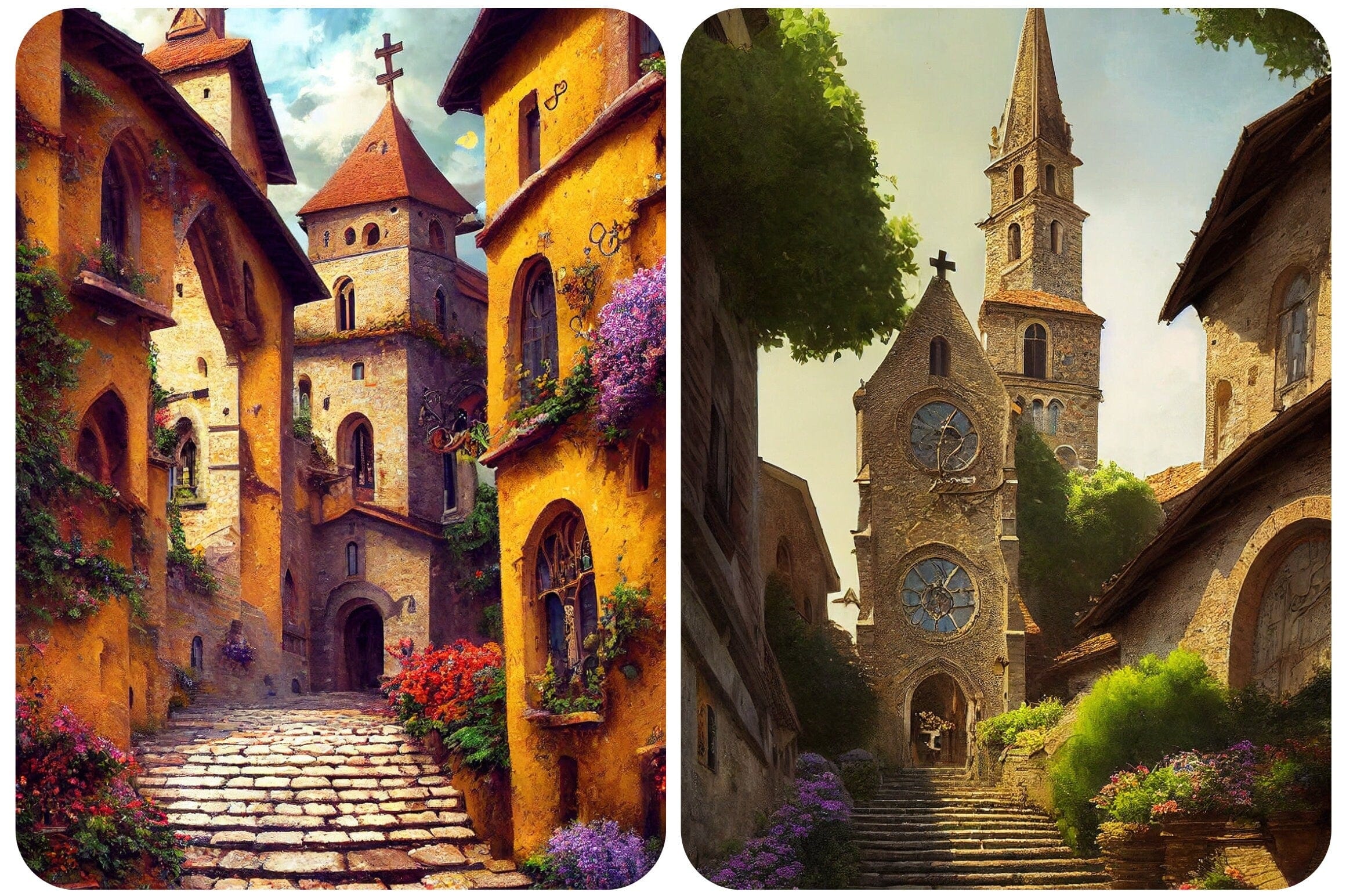 110+ High-Resolution Paintings of Renaissance-Inspired Taverns and Villas - Good for Home Decor, Art History Study - Historical Architecture Digital Download Sumobundle