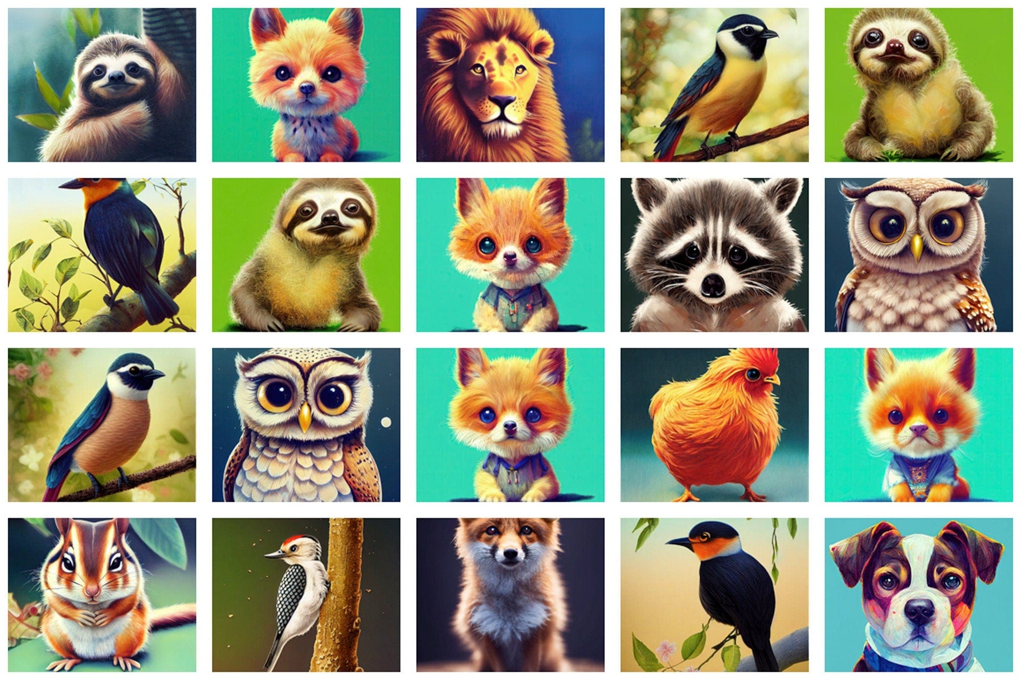 144 Stock Images with Cute and Funny Animals Digital Download Sumobundle