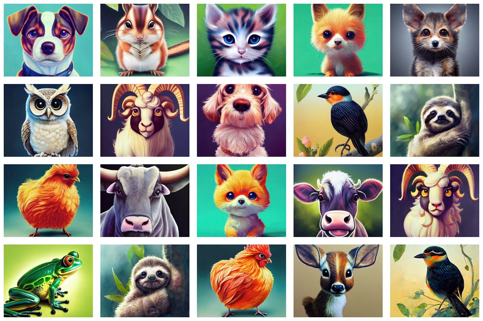 144 Stock Images with Cute and Funny Animals Digital Download Sumobundle