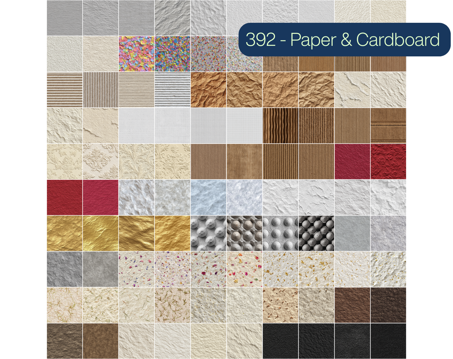 3155 Seamless Patterns Mega Bundle – Fabrics, Wood, Stone, Metal, Organic, Paper & More (Commercial Use)