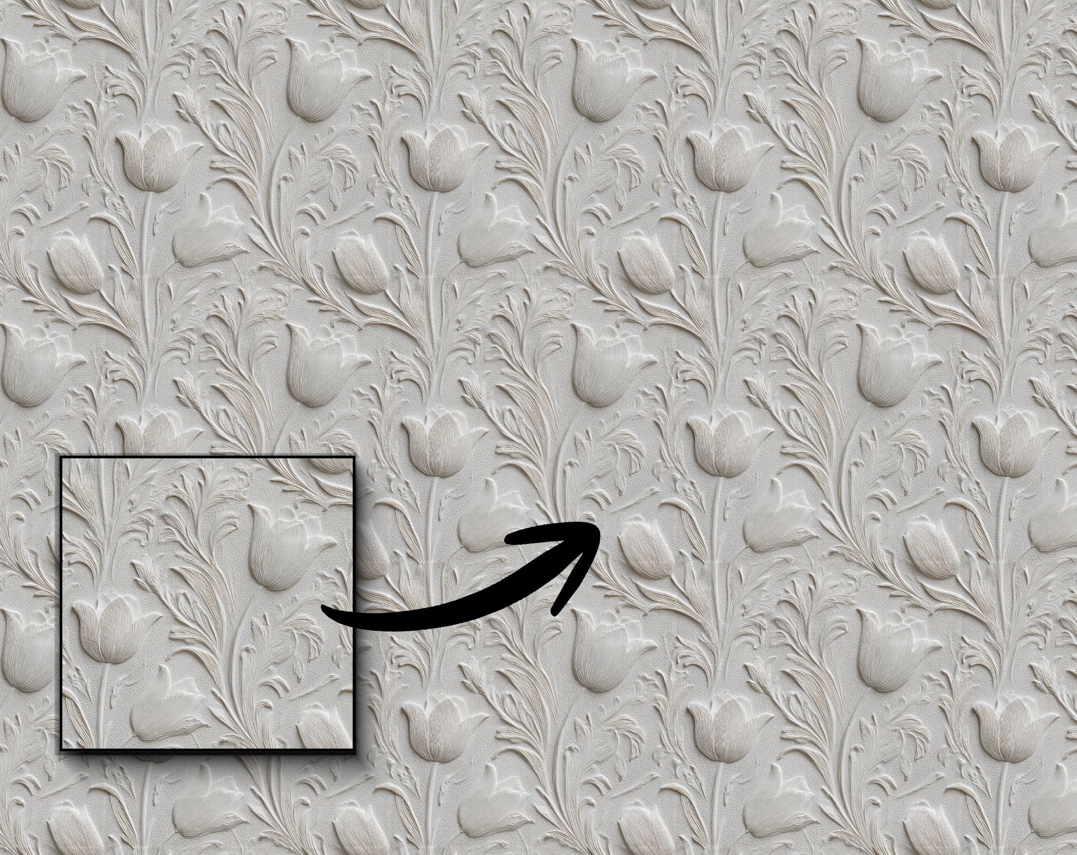 630 Embossed Floral Seamless Patterns Bundle – Luxury Metal & Paper Textures