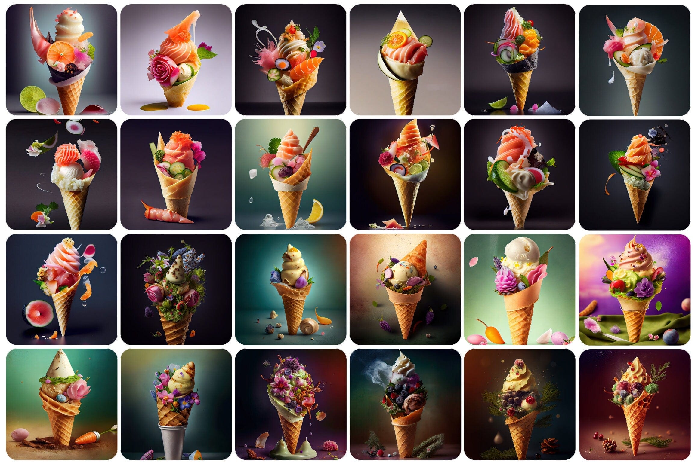 200+ Decadent Ice Cream & Cookie Images - Perfect for Sweet Treat Themed Projects - Commercial License Digital Download Sumobundle