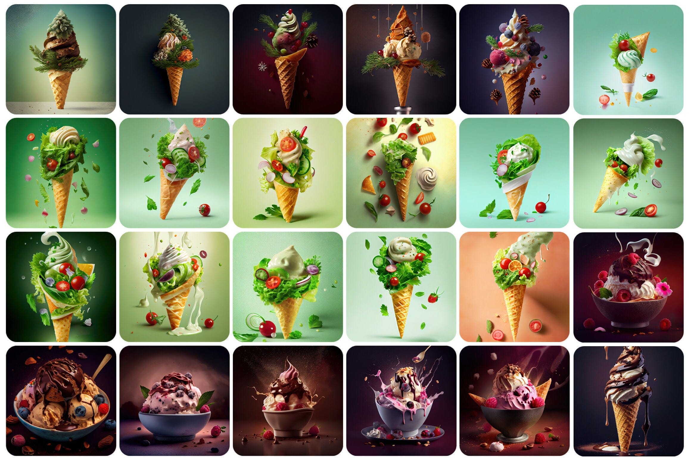 200+ Decadent Ice Cream & Cookie Images - Perfect for Sweet Treat Themed Projects - Commercial License Digital Download Sumobundle