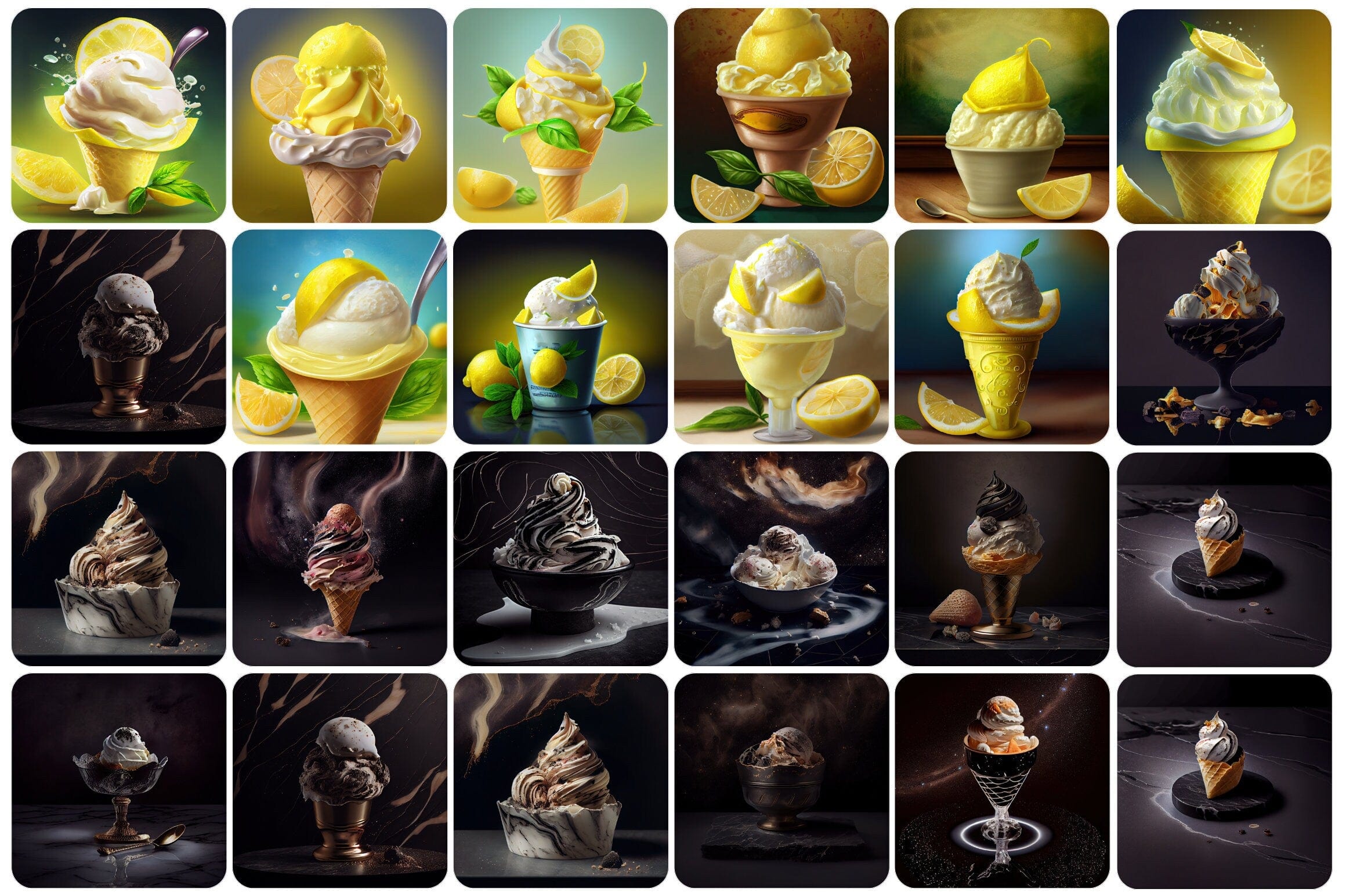 200+ Decadent Ice Cream & Cookie Images - Perfect for Sweet Treat Themed Projects - Commercial License Digital Download Sumobundle