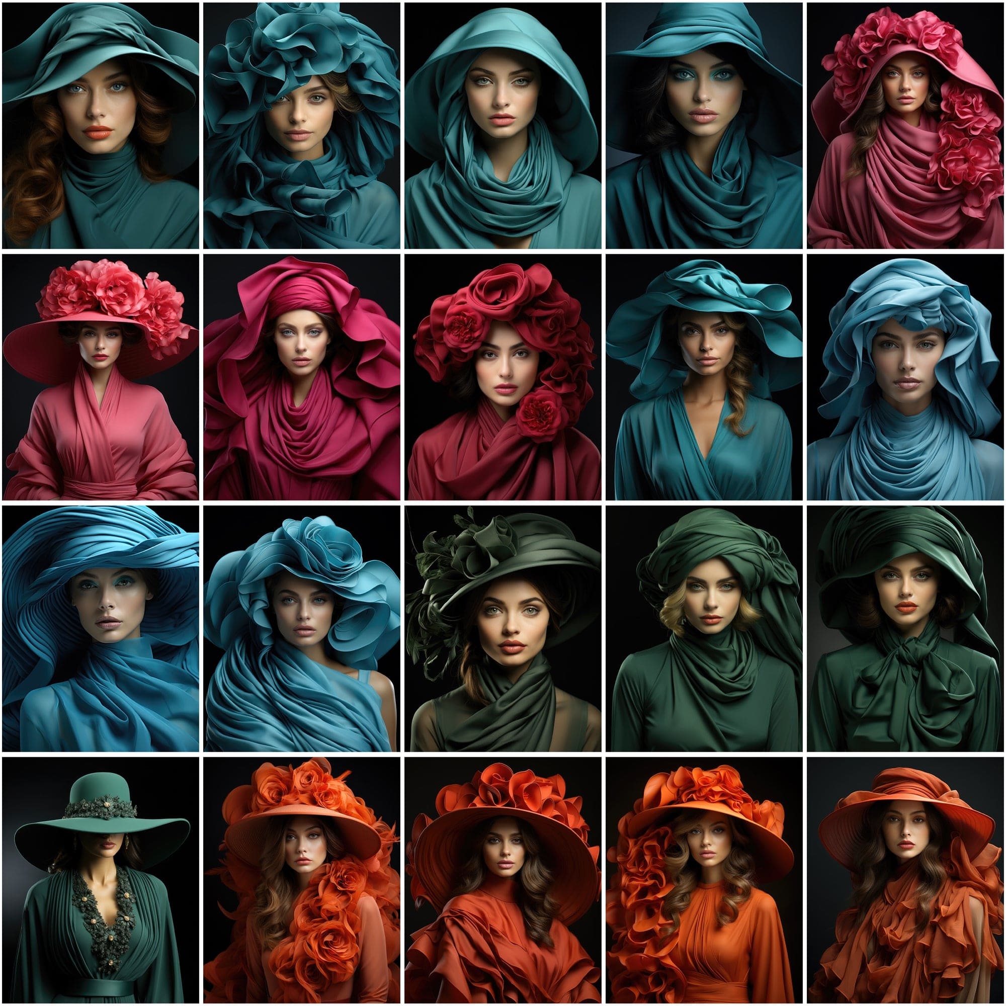 200 High-Resolution PNG Images of Fashionable Women in Trendy Outfits and Sunglasses - Commercial License Included Digital Download Sumobundle