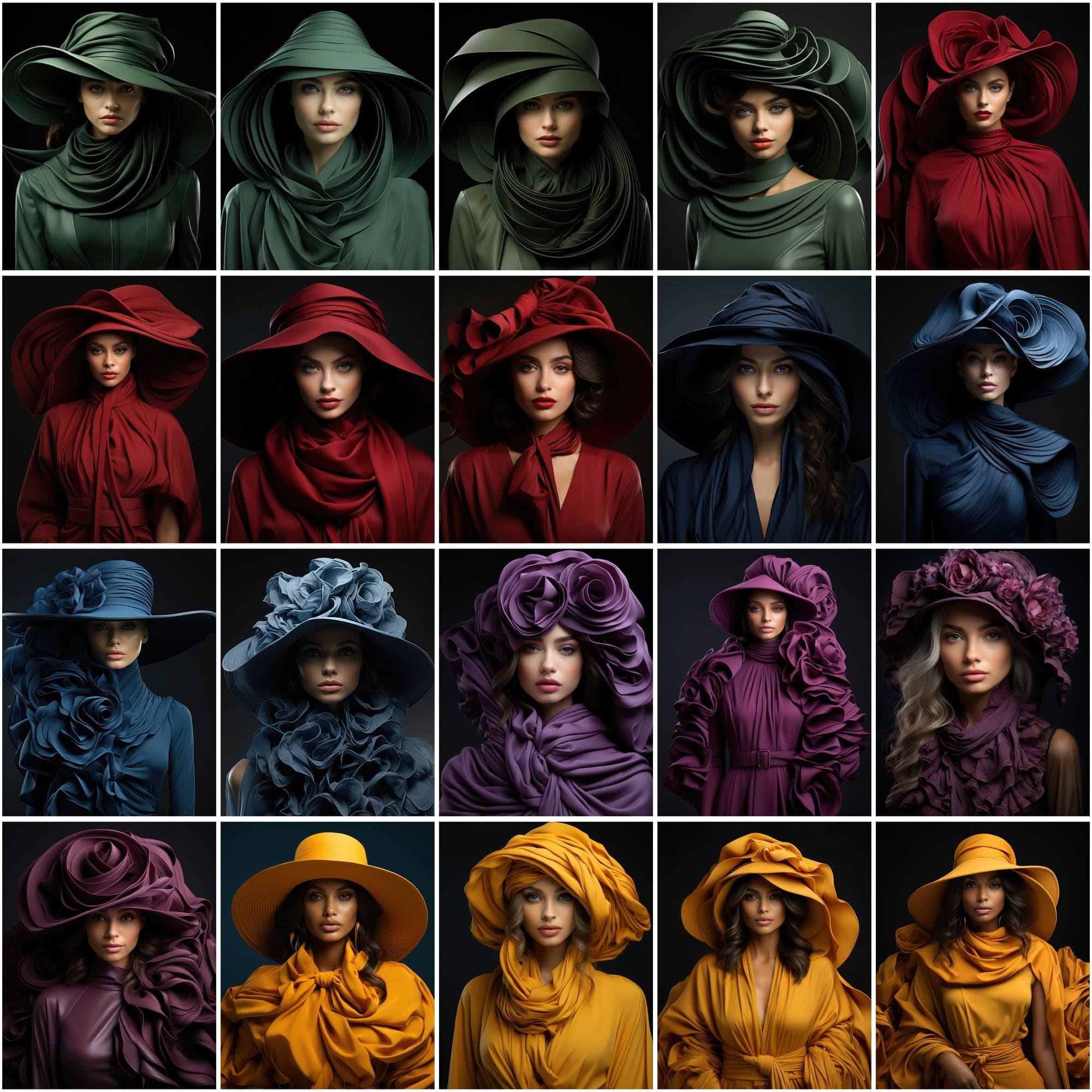 200 High-Resolution PNG Images of Fashionable Women in Trendy Outfits and Sunglasses - Commercial License Included Digital Download Sumobundle