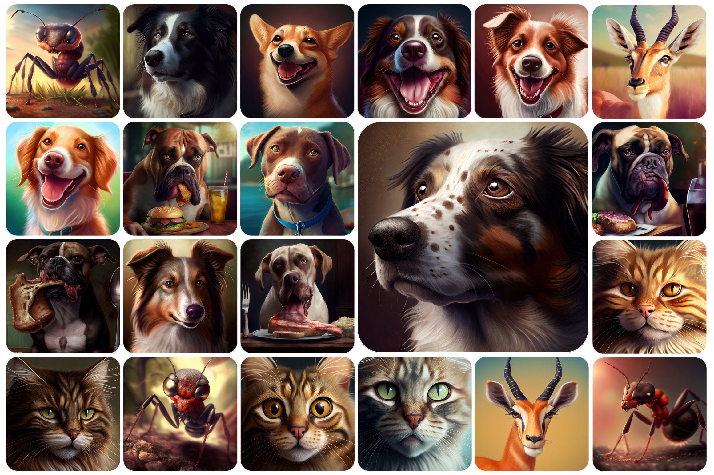 210 Printable Funny and Unique Animal Images - Perfect for Home Decor, Greeting Cards - Collection of Whimsical and Amusing Animal Photos Digital Download Sumobundle
