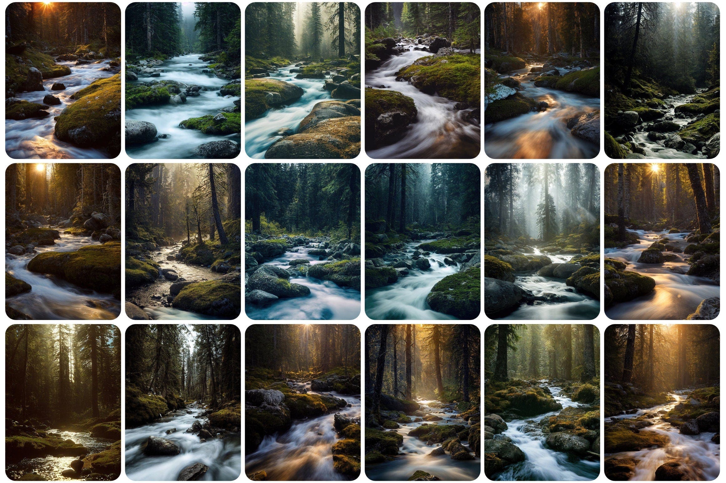 255 Vibrant Forest and Nature Images - Perfect for Home Decor, Photography, and Printables - A Spectacular Collection of Natural Landscapes Digital Download Sumobundle