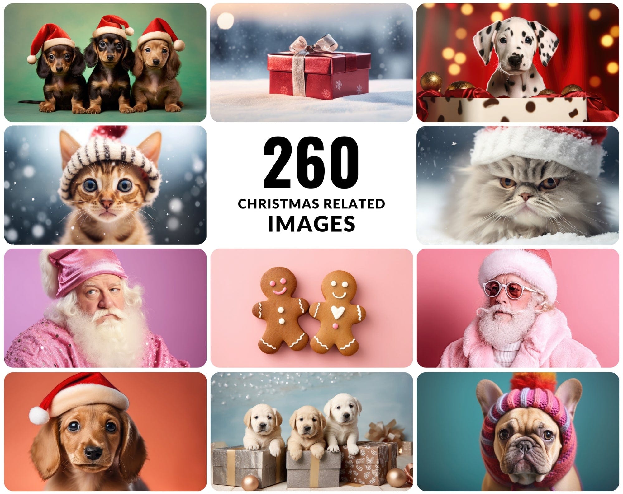 260+ Premium Winter & Christmas Photographs Digital Download Sumobundle