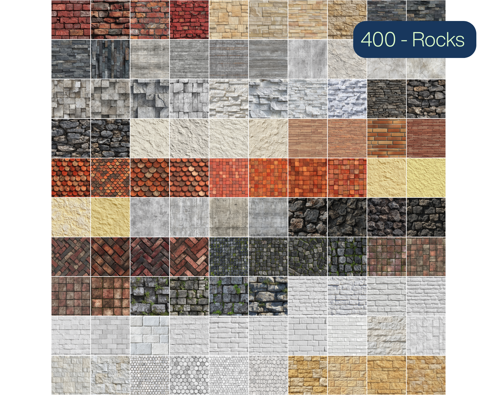3155 Seamless Patterns Mega Bundle – Fabrics, Wood, Stone, Metal, Organic, Paper & More (Commercial Use)