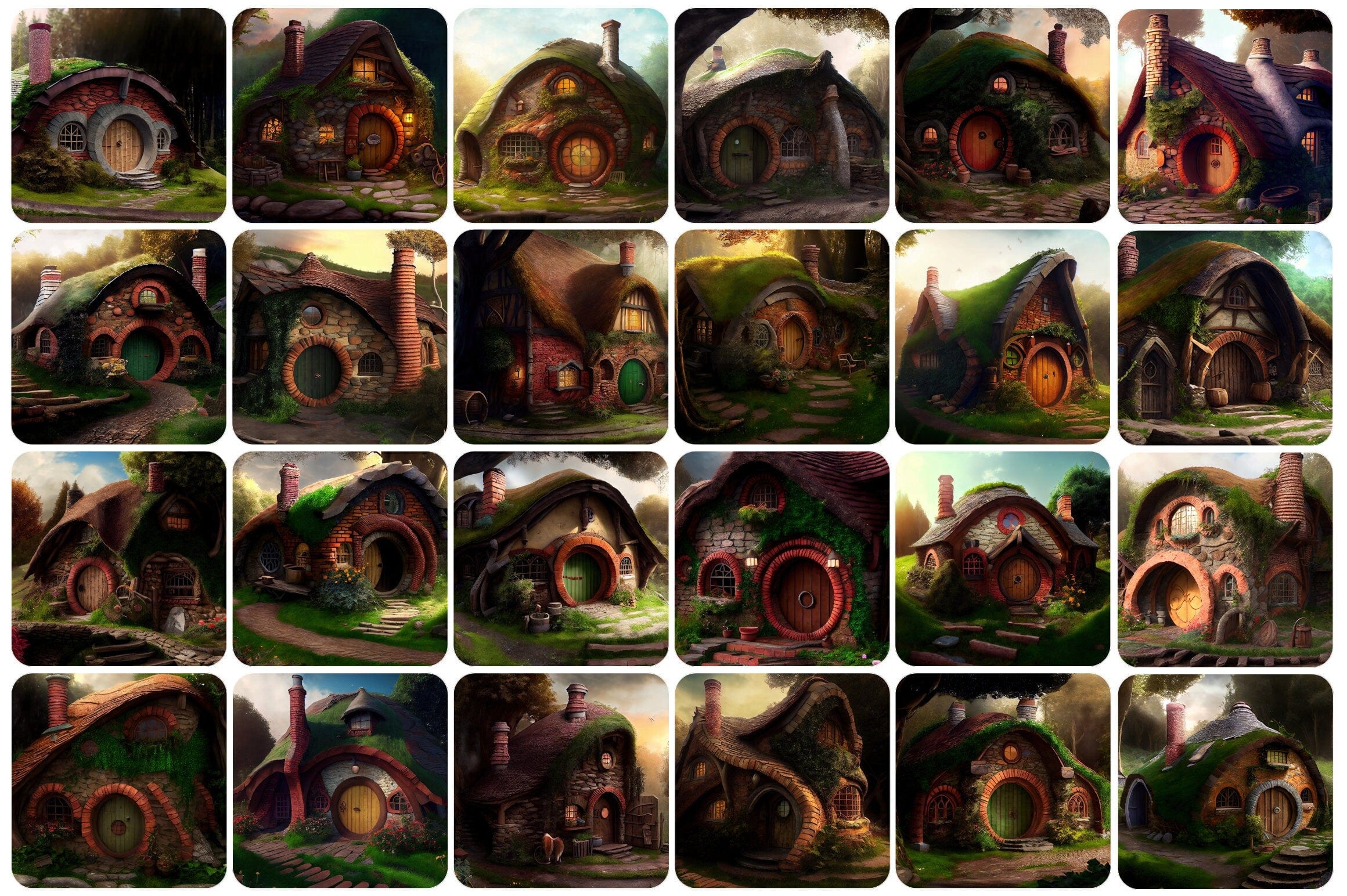 310 Unbelievable Hobbit Houses: The Ultimate Collection for Architecture and Fantasy Fans - commercial license Digital Download Sumobundle