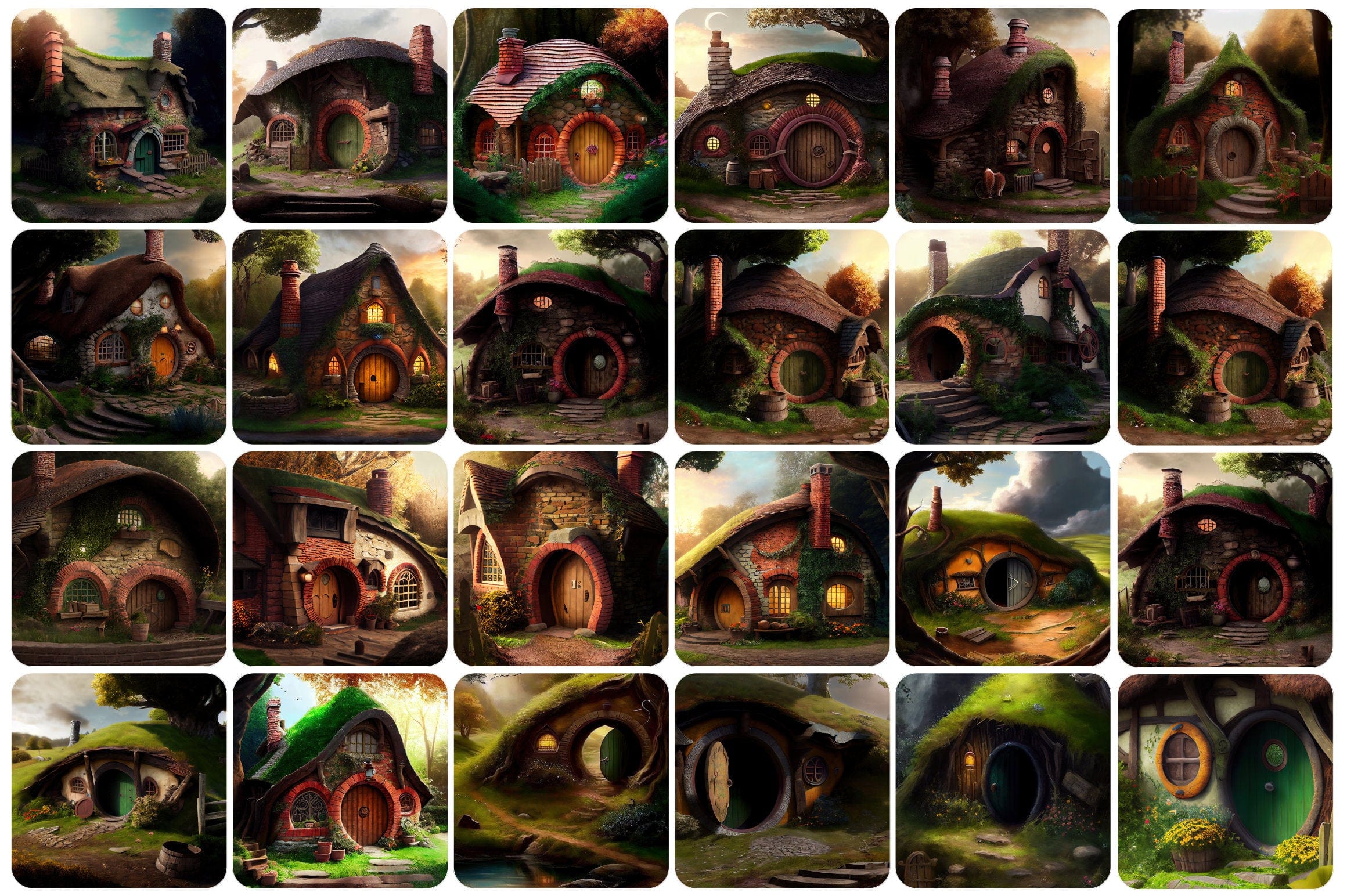 310 Unbelievable Hobbit Houses: The Ultimate Collection for Architecture and Fantasy Fans - commercial license Digital Download Sumobundle