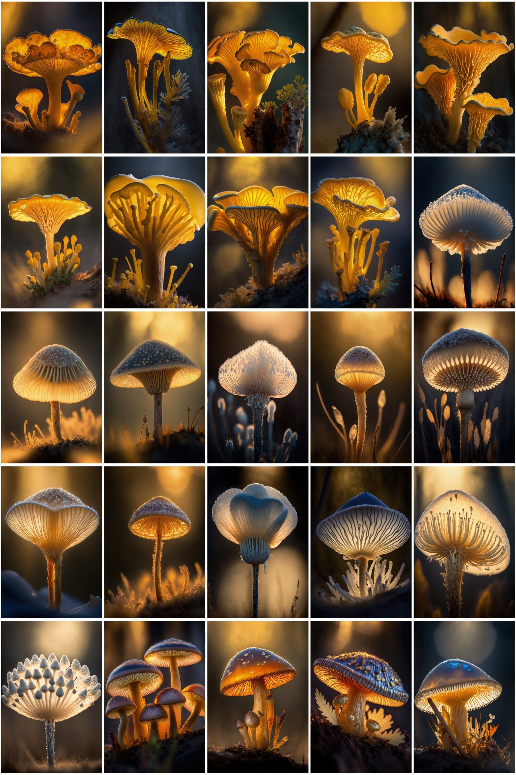 320 High-Quality Images of Mushroom Species - Perfect for Nature Lovers and Researchers! Digital Download Sumobundle