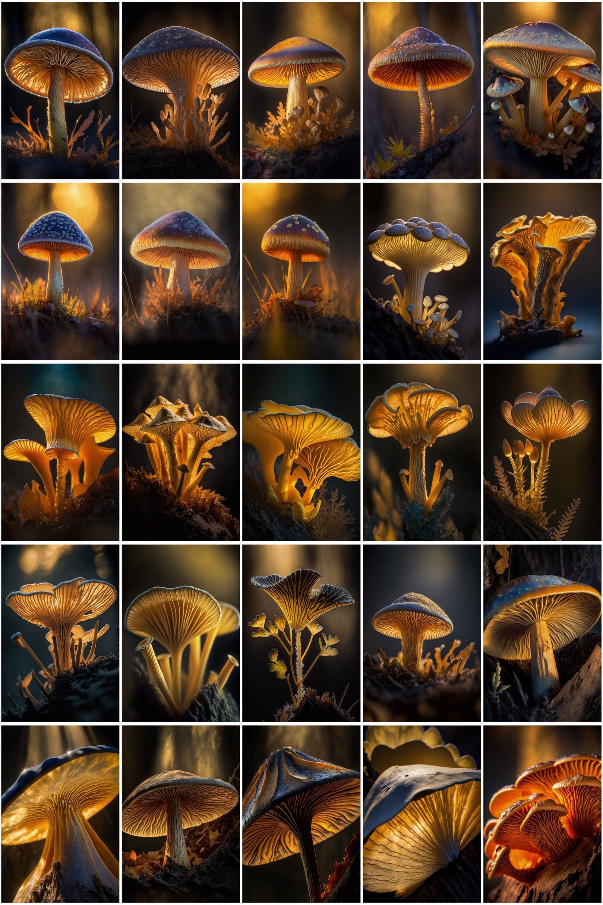 320 High-Quality Images of Mushroom Species - Perfect for Nature Lovers and Researchers! Digital Download Sumobundle
