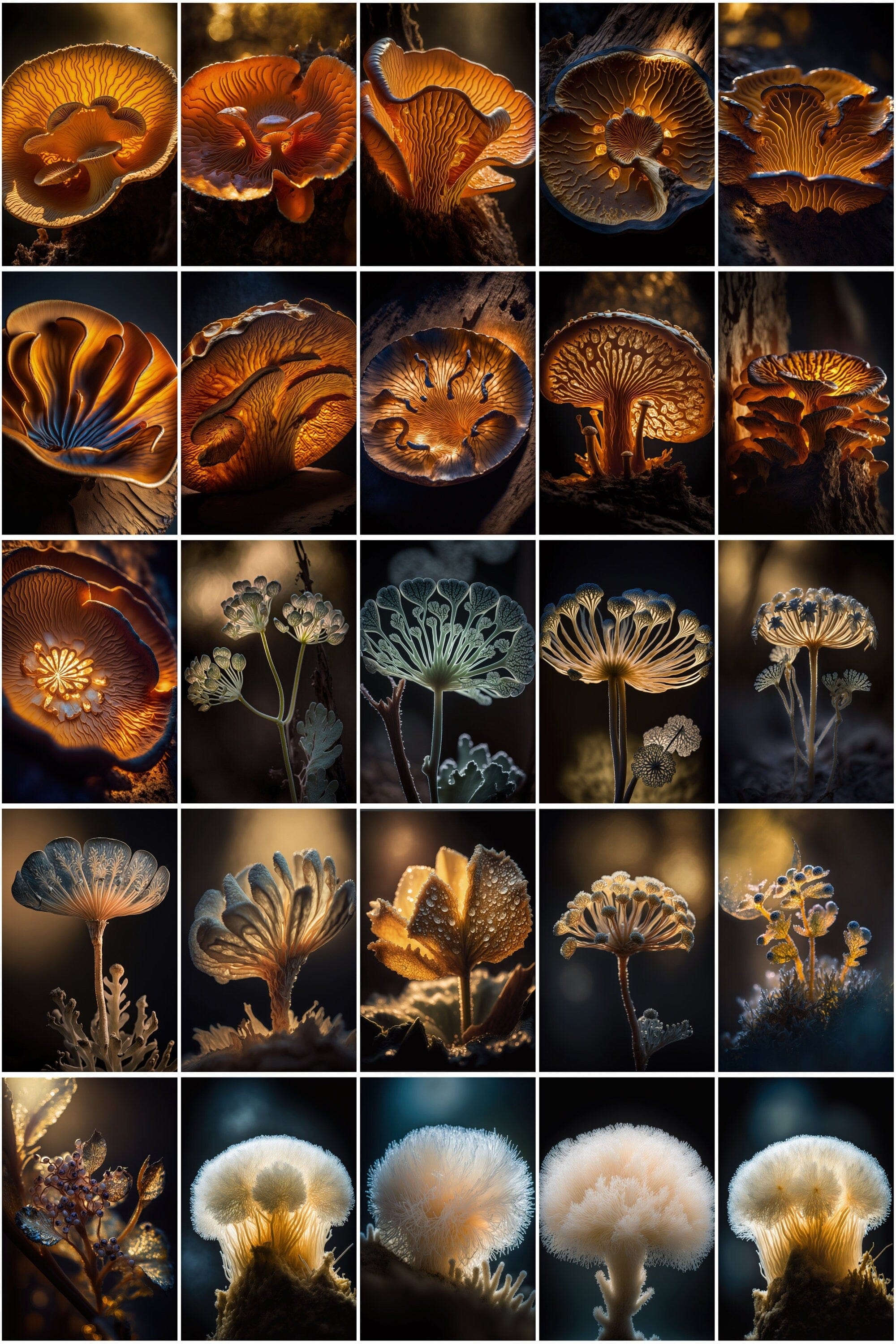 320 High-Quality Images of Mushroom Species - Perfect for Nature Lovers and Researchers! Digital Download Sumobundle