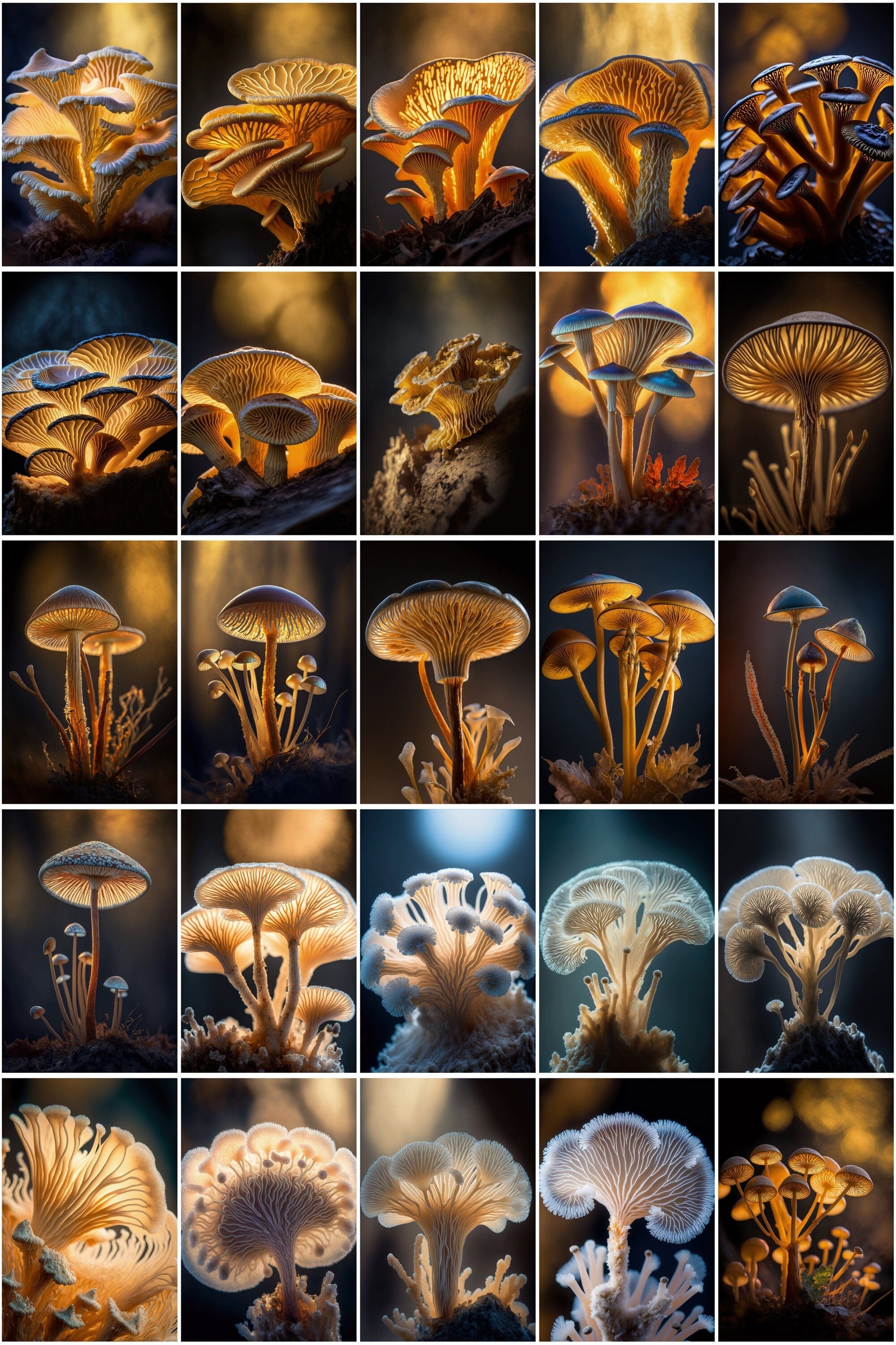 320 High-Quality Images of Mushroom Species - Perfect for Nature Lovers and Researchers! Digital Download Sumobundle