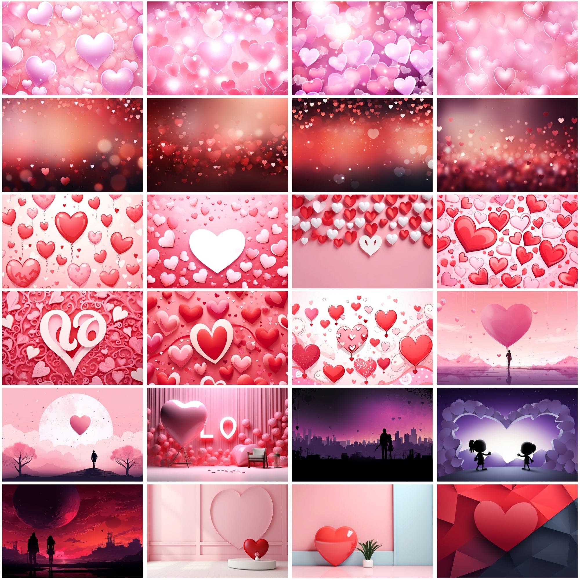 330 Love-Themed High-Resolution JPG Images for Valentine's Digital Download Sumobundle