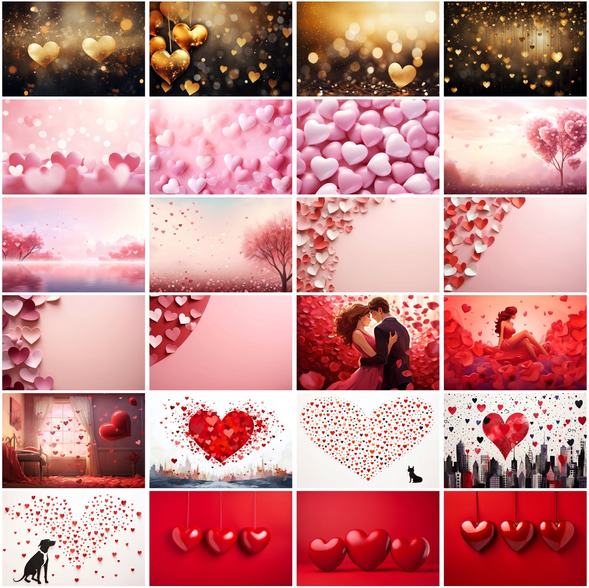 330 Love-Themed High-Resolution JPG Images for Valentine's Digital Download Sumobundle