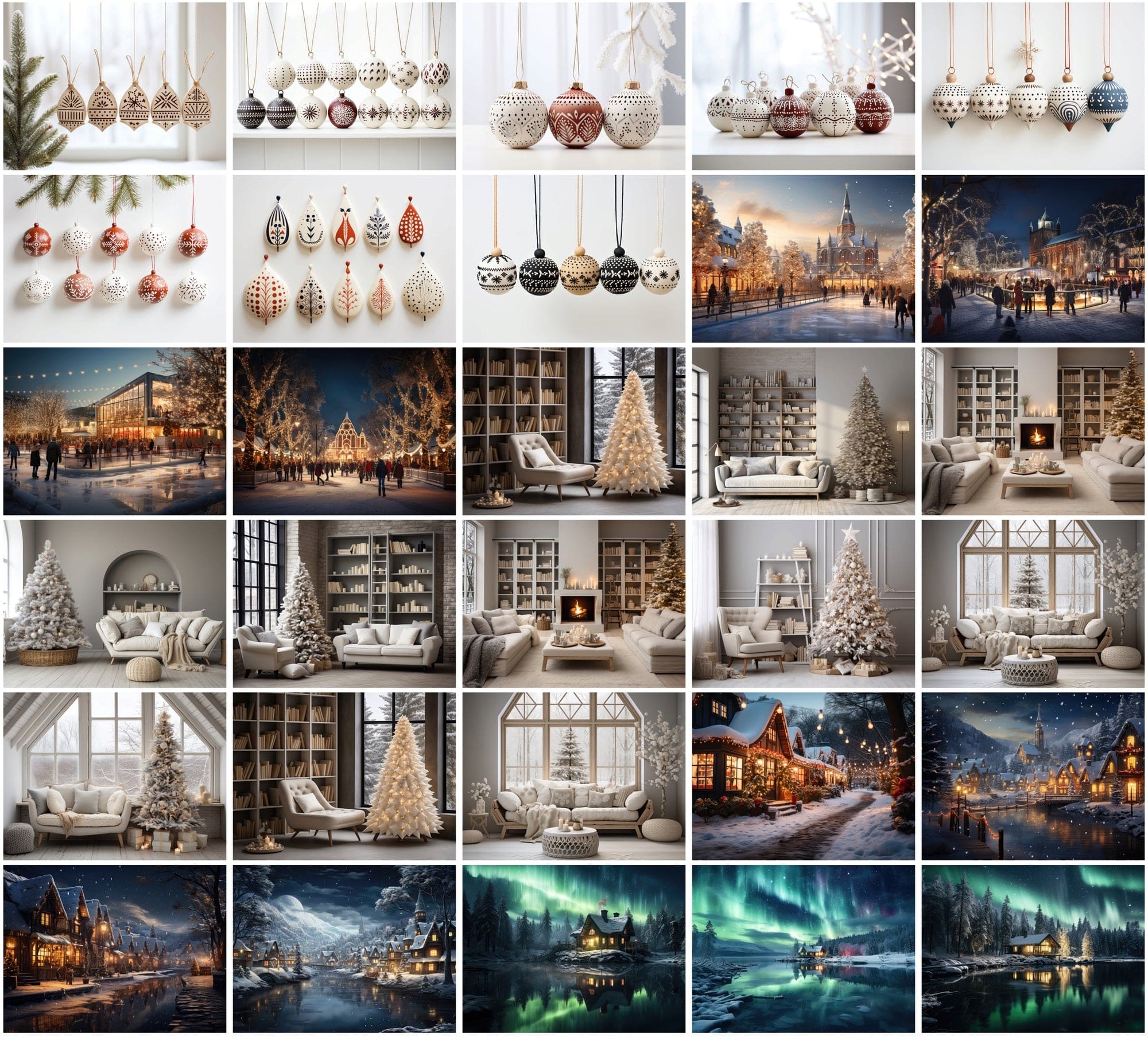 350 Scandinavian Winter & Christmas Images Sumobundle