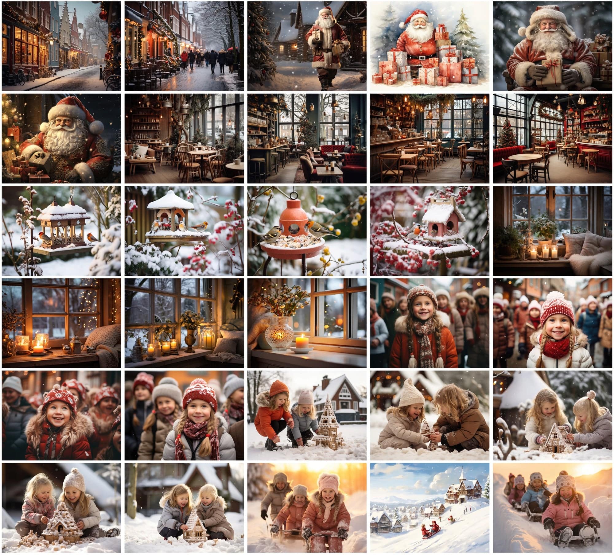 350 Scandinavian Winter & Christmas Images Sumobundle