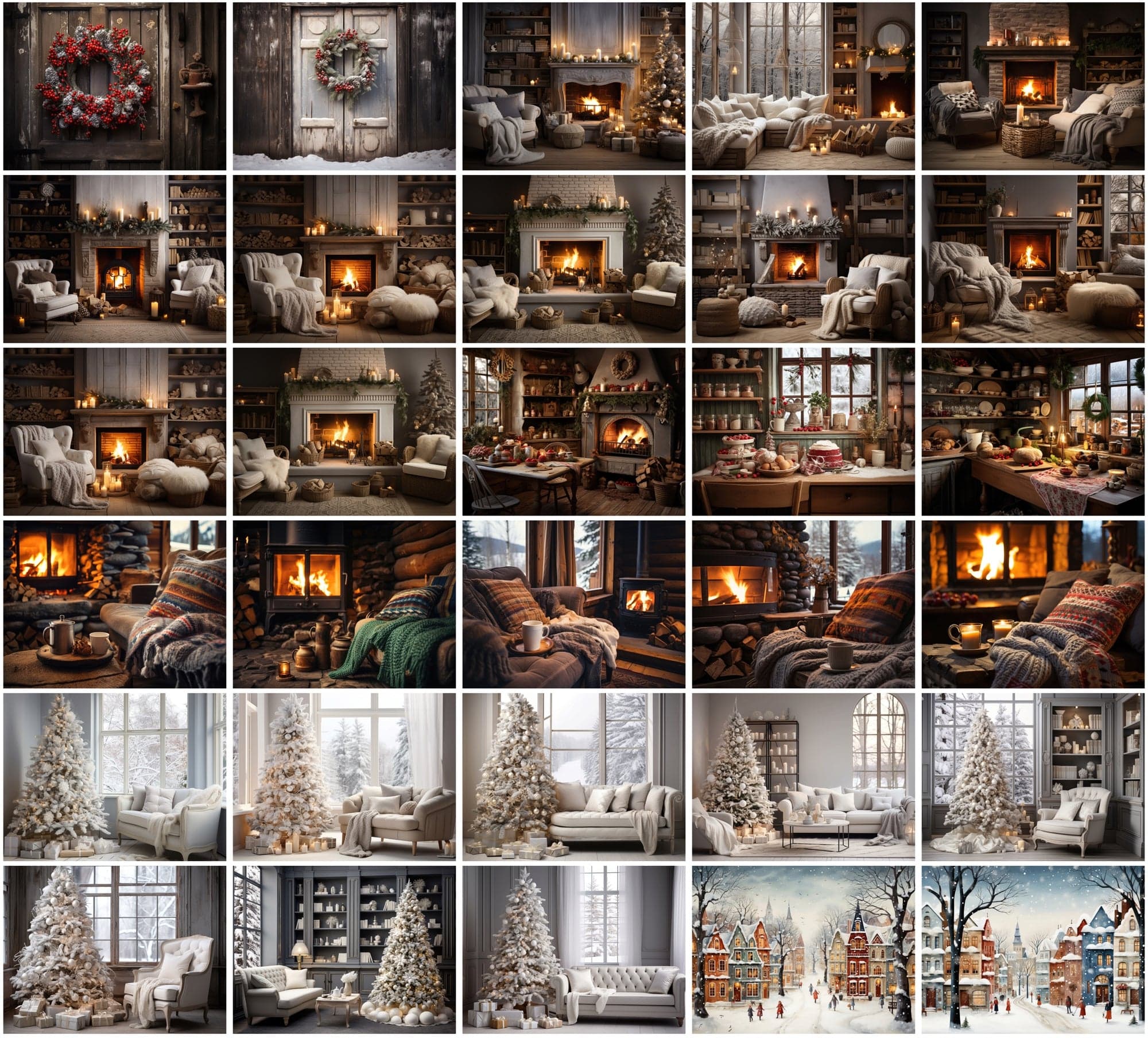 350 Scandinavian Winter & Christmas Images Sumobundle