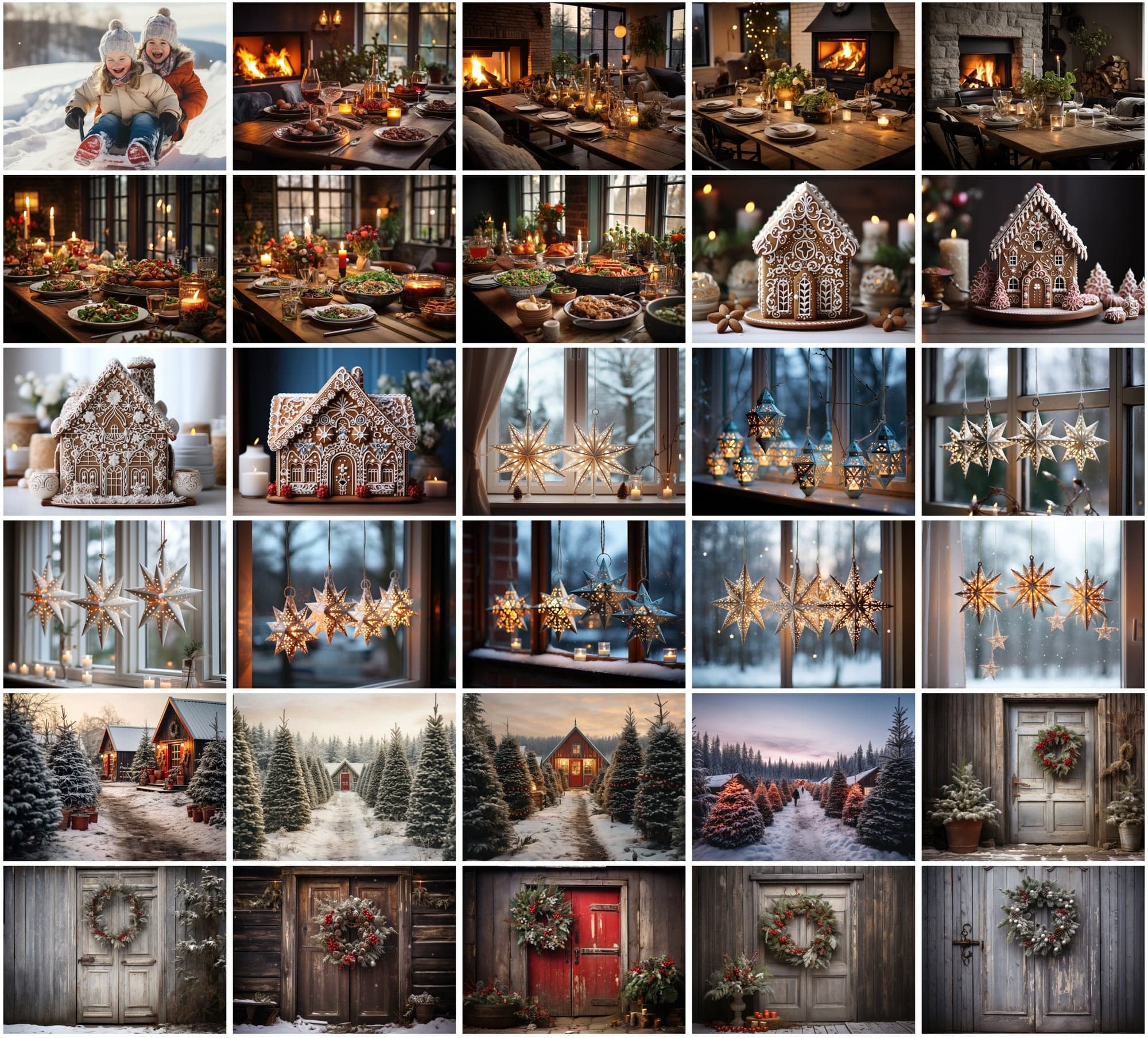 350 Scandinavian Winter & Christmas Images Sumobundle