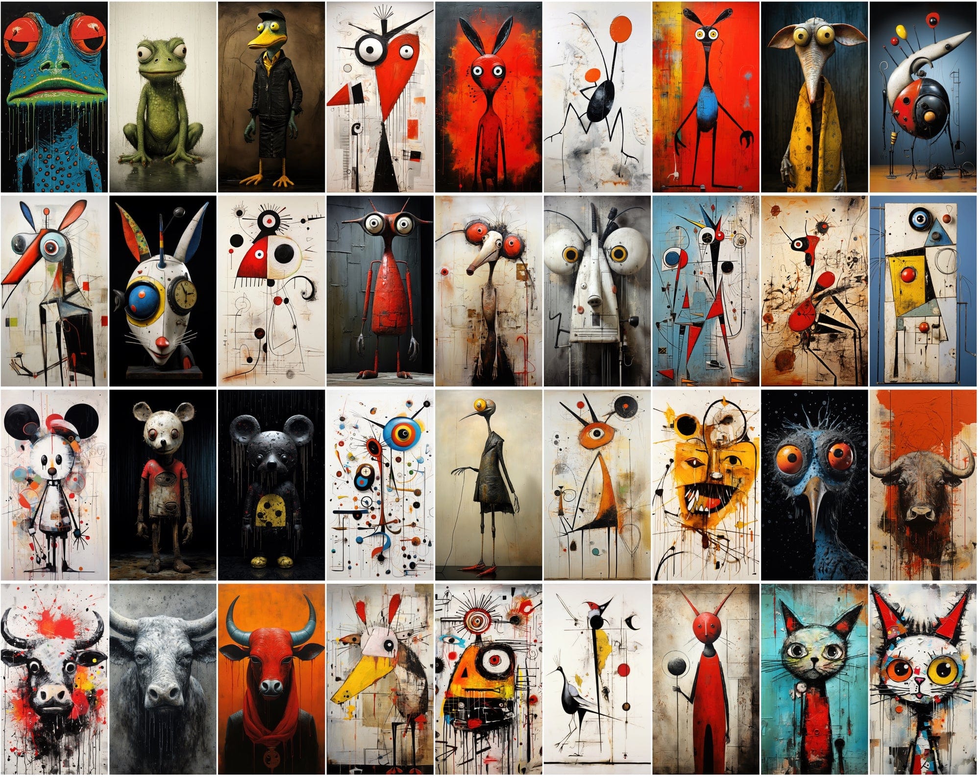 370 Hyperrealism Animal Inspired PNG Bundle - Commercial License Included Digital Download Sumobundle