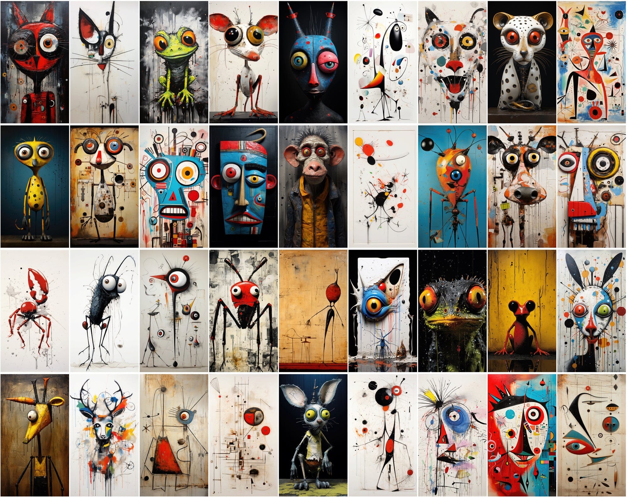 370 Hyperrealism Animal Inspired PNG Bundle - Commercial License Included Digital Download Sumobundle