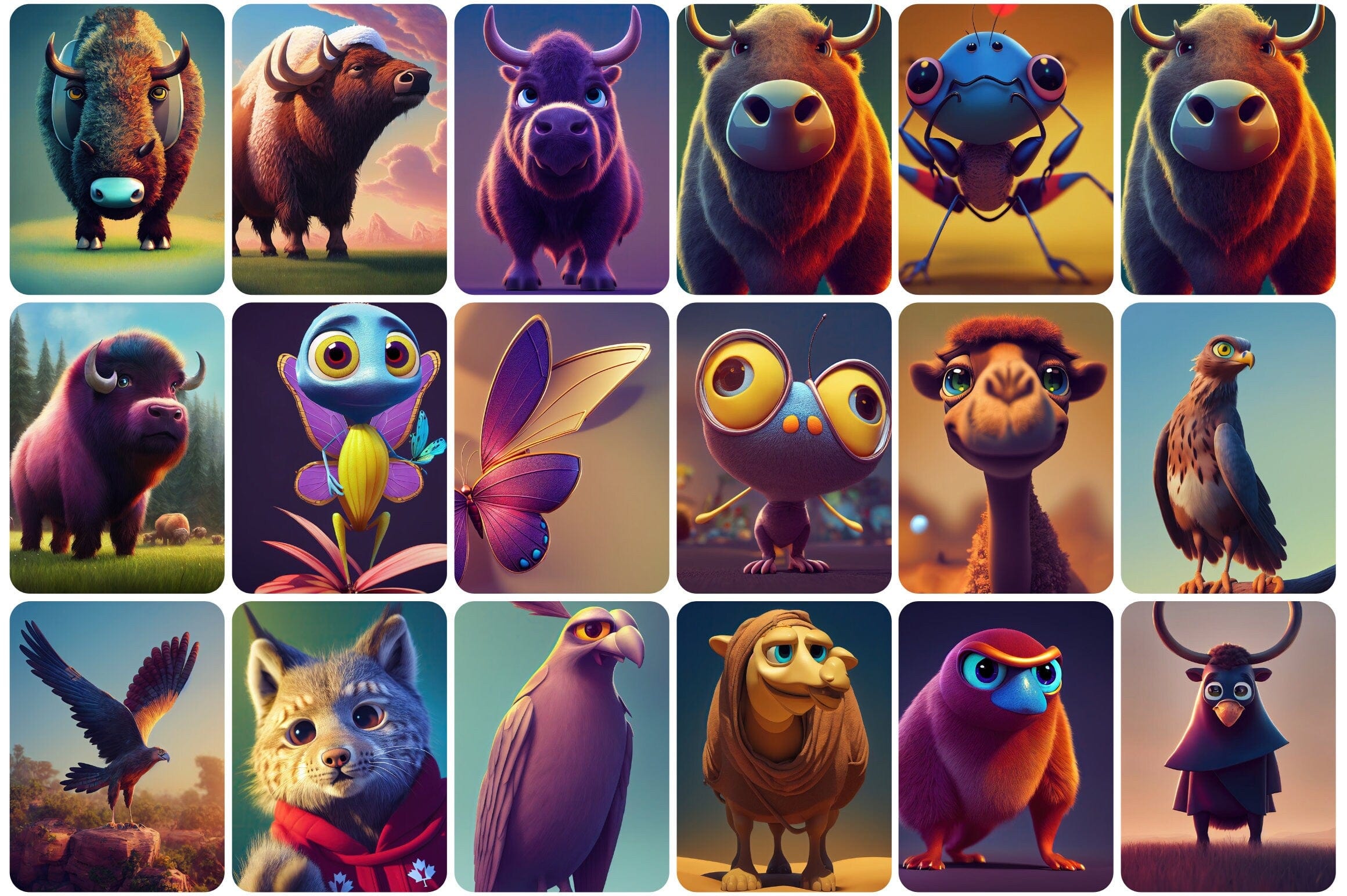 385 Adorable and Unique Animals Digital Download Sumobundle