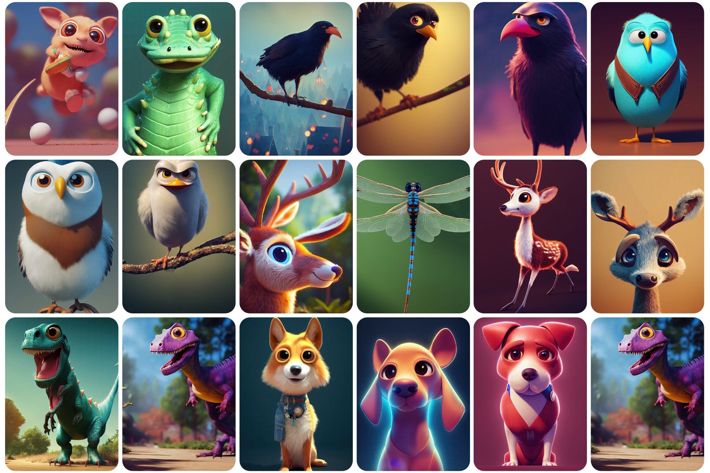 385 Adorable and Unique Animals Digital Download Sumobundle
