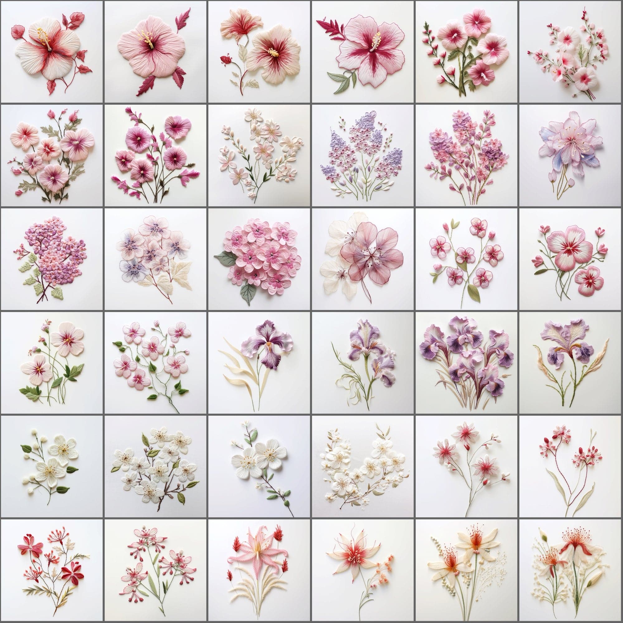 390 Floral & Embroidery Designs Bundle Sumobundle
