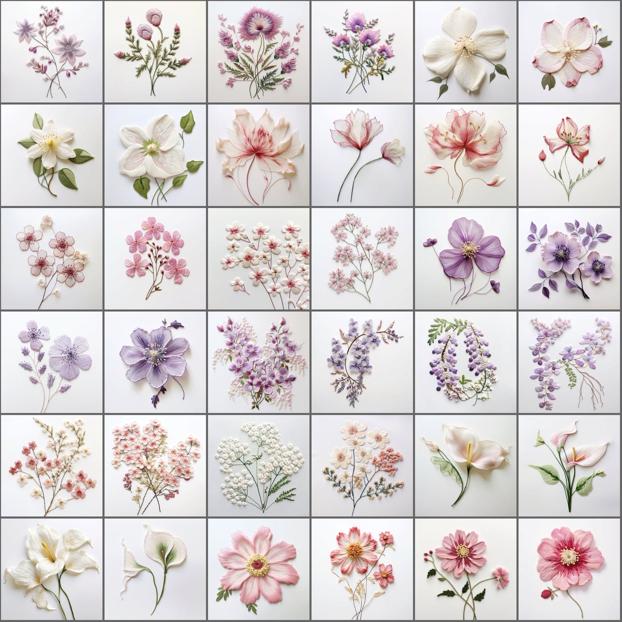 390 Floral & Embroidery Designs Bundle Sumobundle