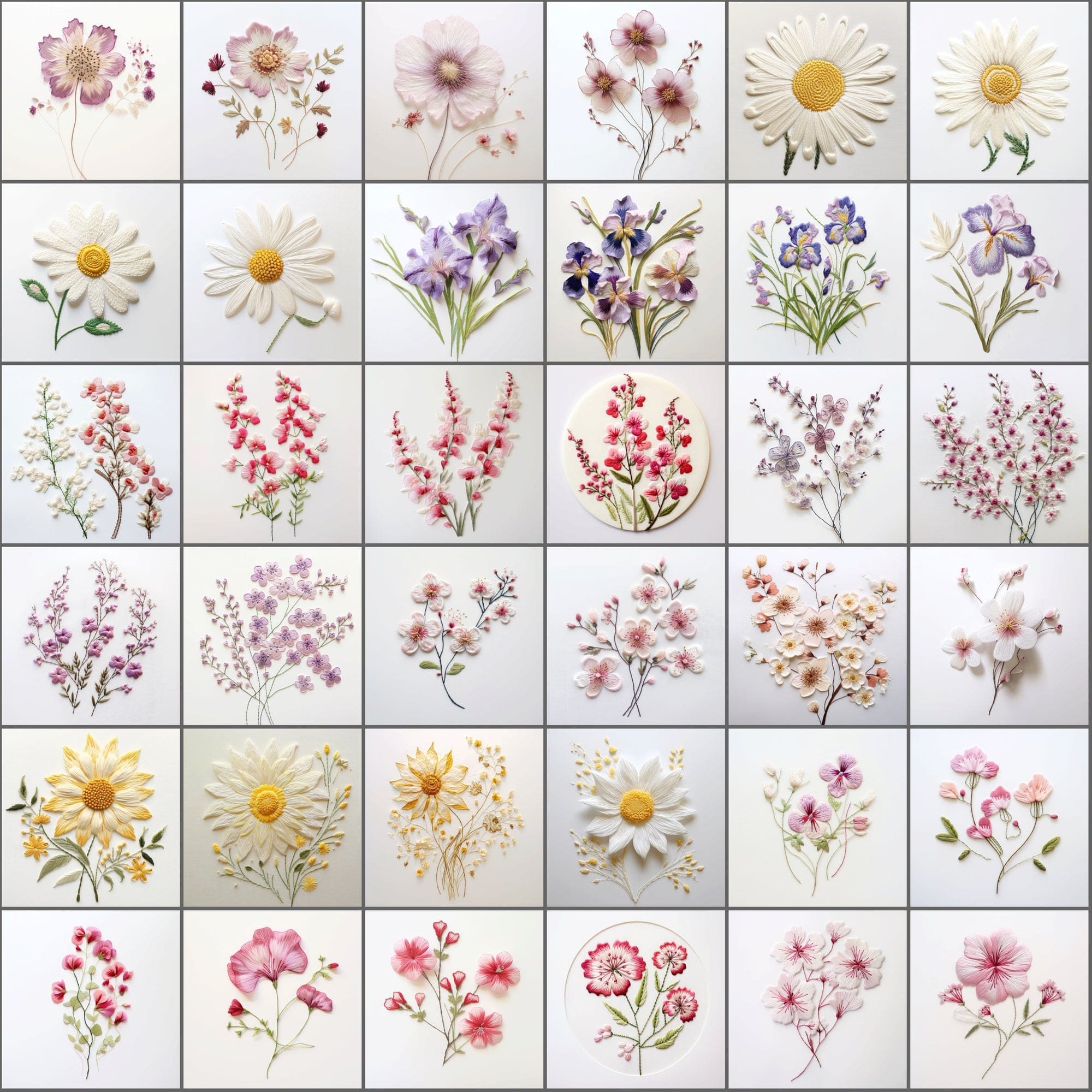 390 Floral & Embroidery Designs Bundle Sumobundle