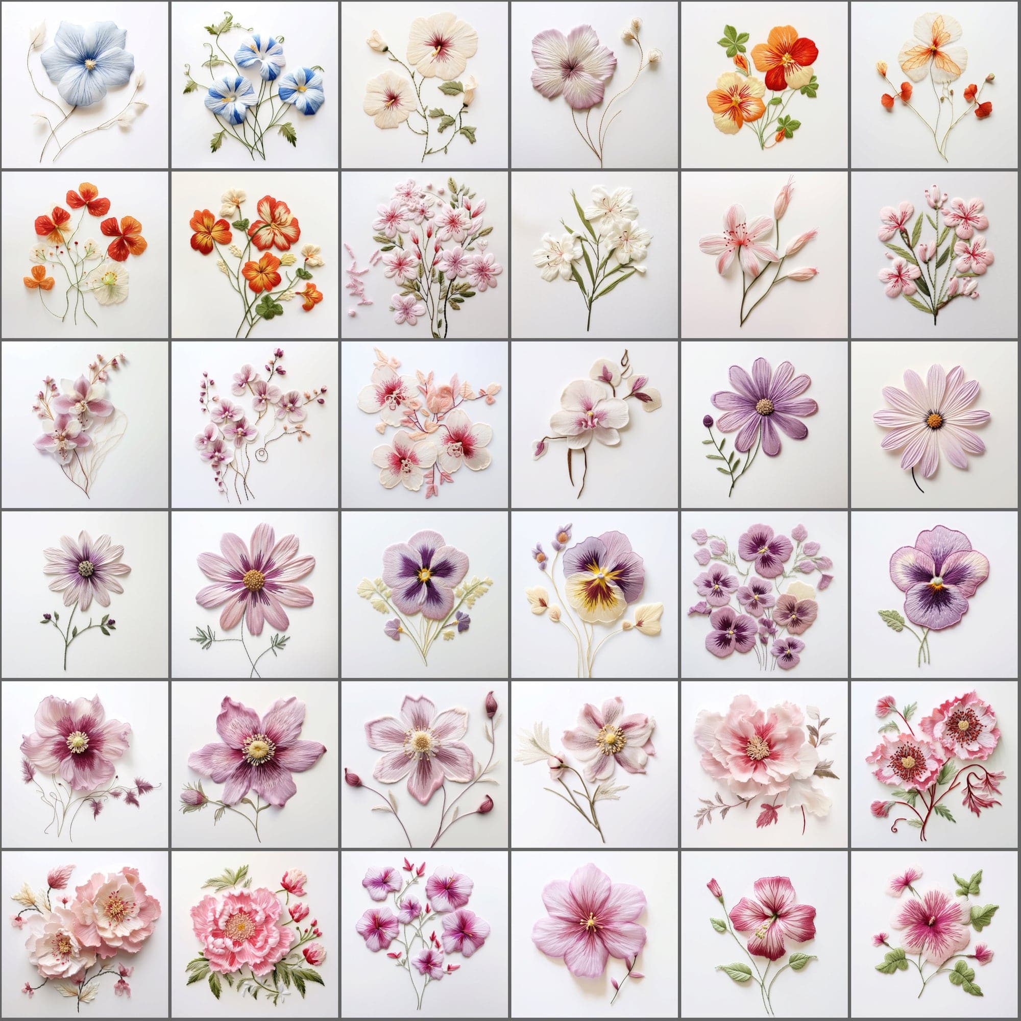 390 Floral & Embroidery Designs Bundle Sumobundle