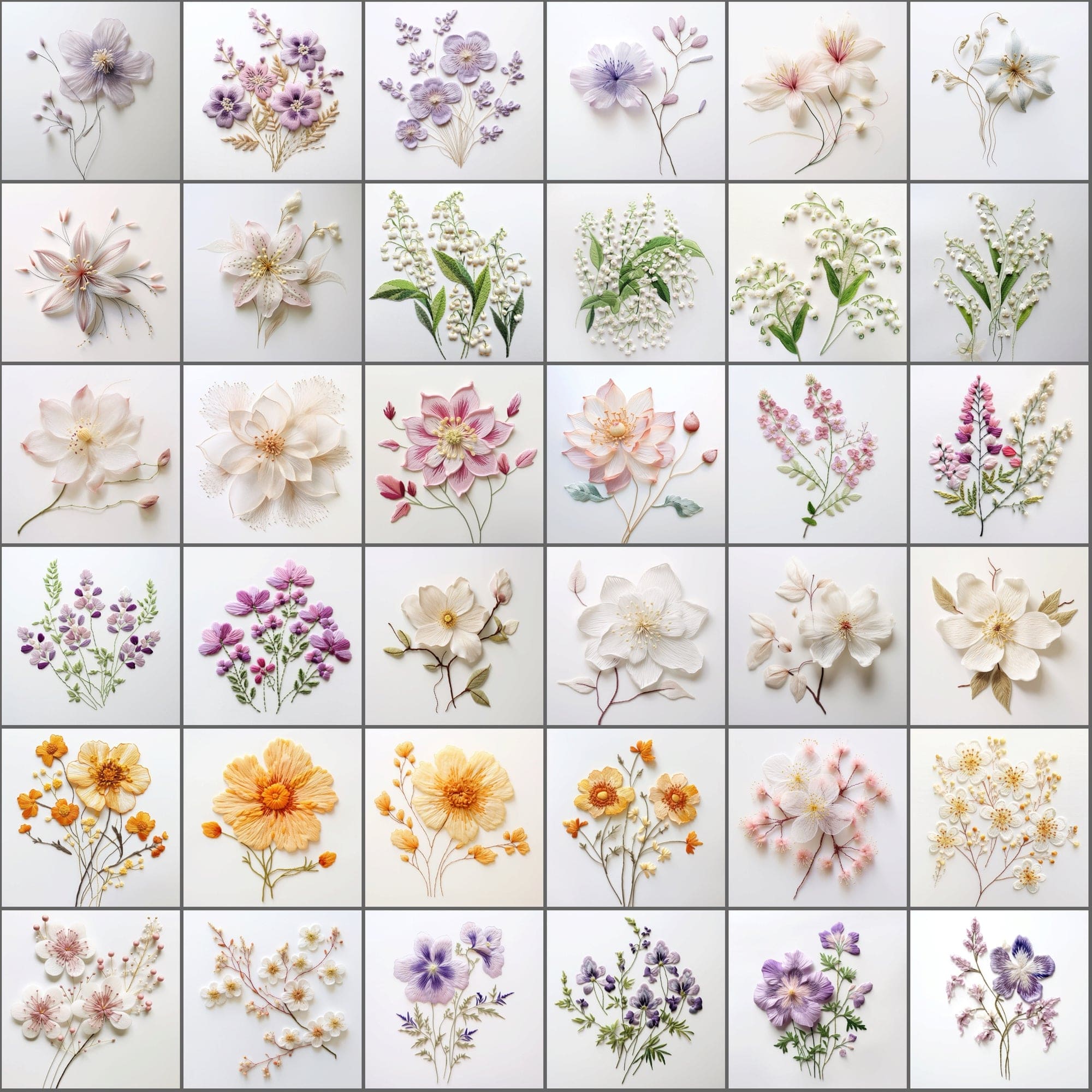 390 Floral & Embroidery Designs Bundle Sumobundle