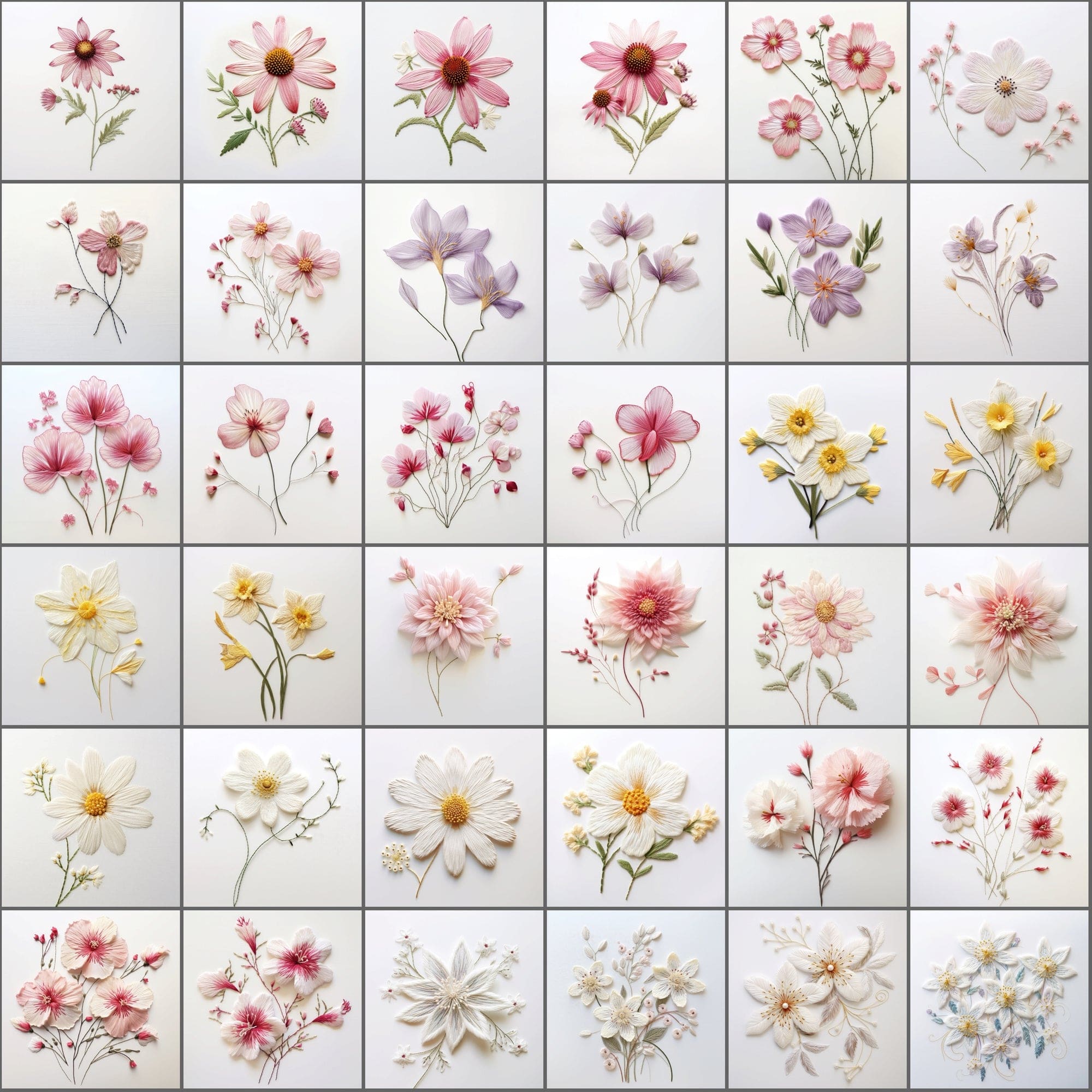 390 Floral & Embroidery Designs Bundle Sumobundle