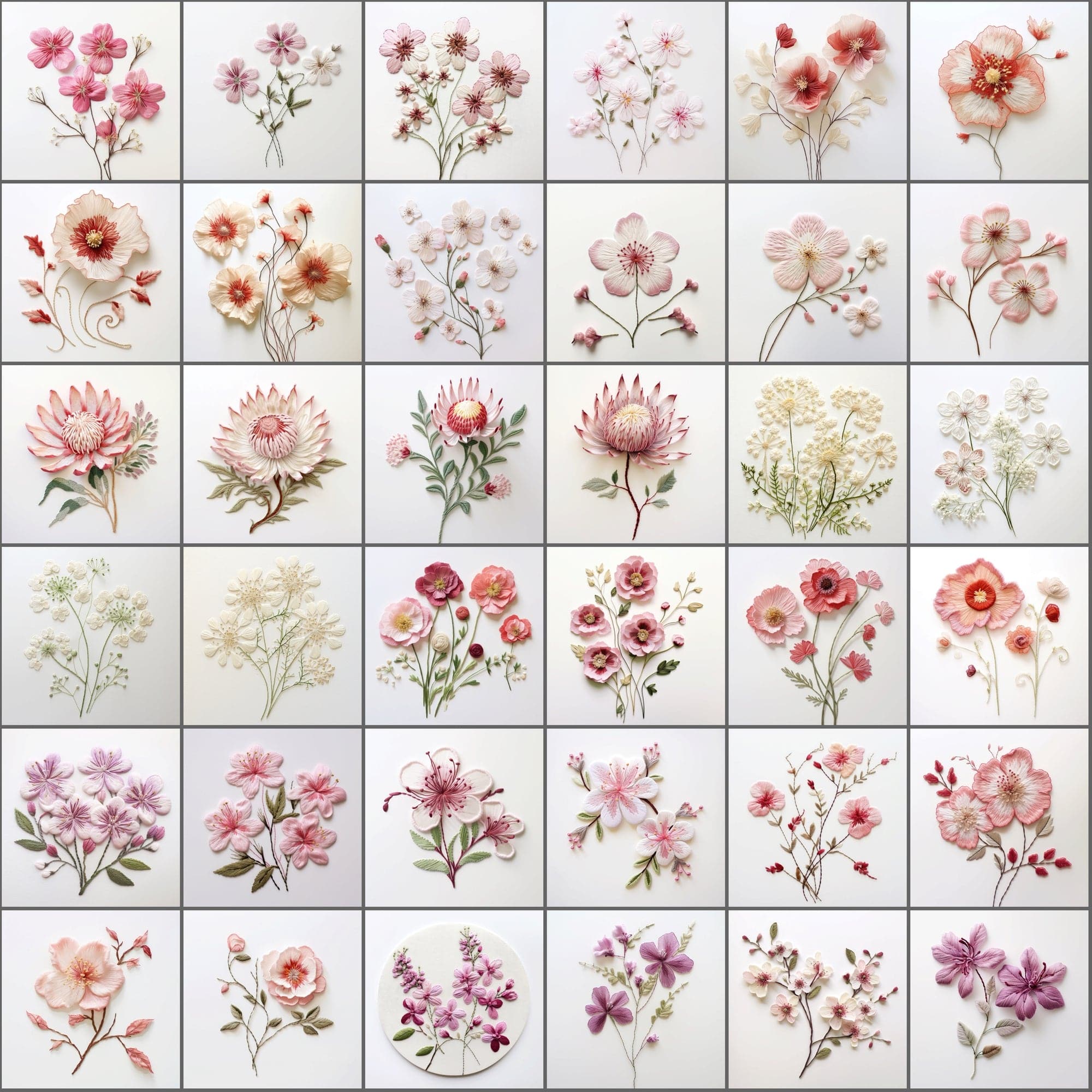 390 Floral & Embroidery Designs Bundle Sumobundle