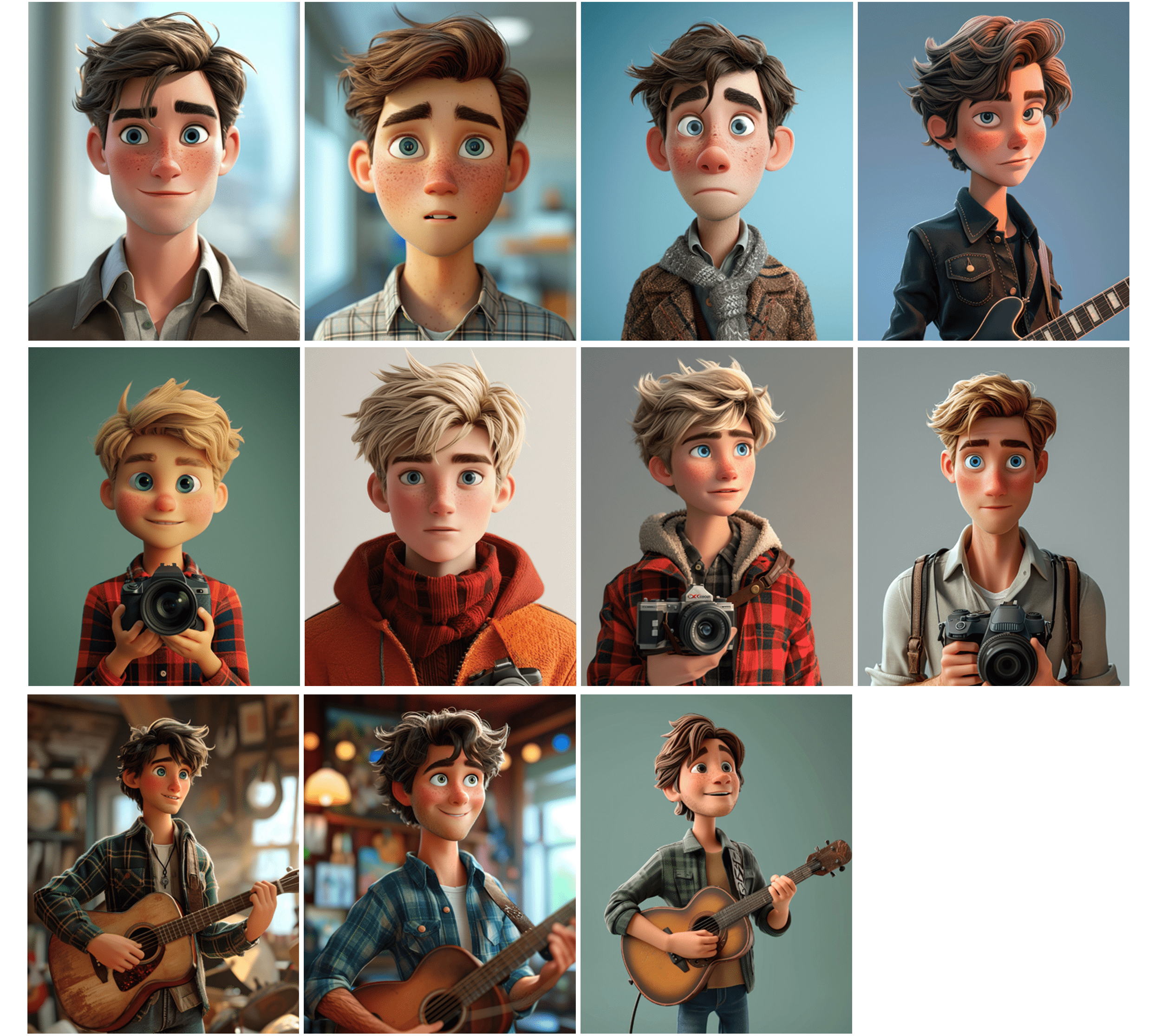 390 Unique 3D Character Images - Diverse Professions - High-Resolution Digital Art with Commercial License Digital Download Sumobundle
