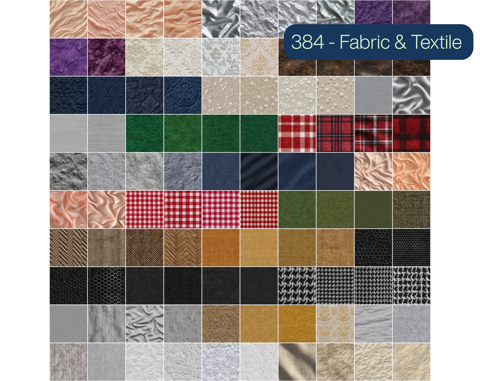3155 Seamless Patterns Mega Bundle – Fabrics, Wood, Stone, Metal, Organic, Paper & More (Commercial Use)