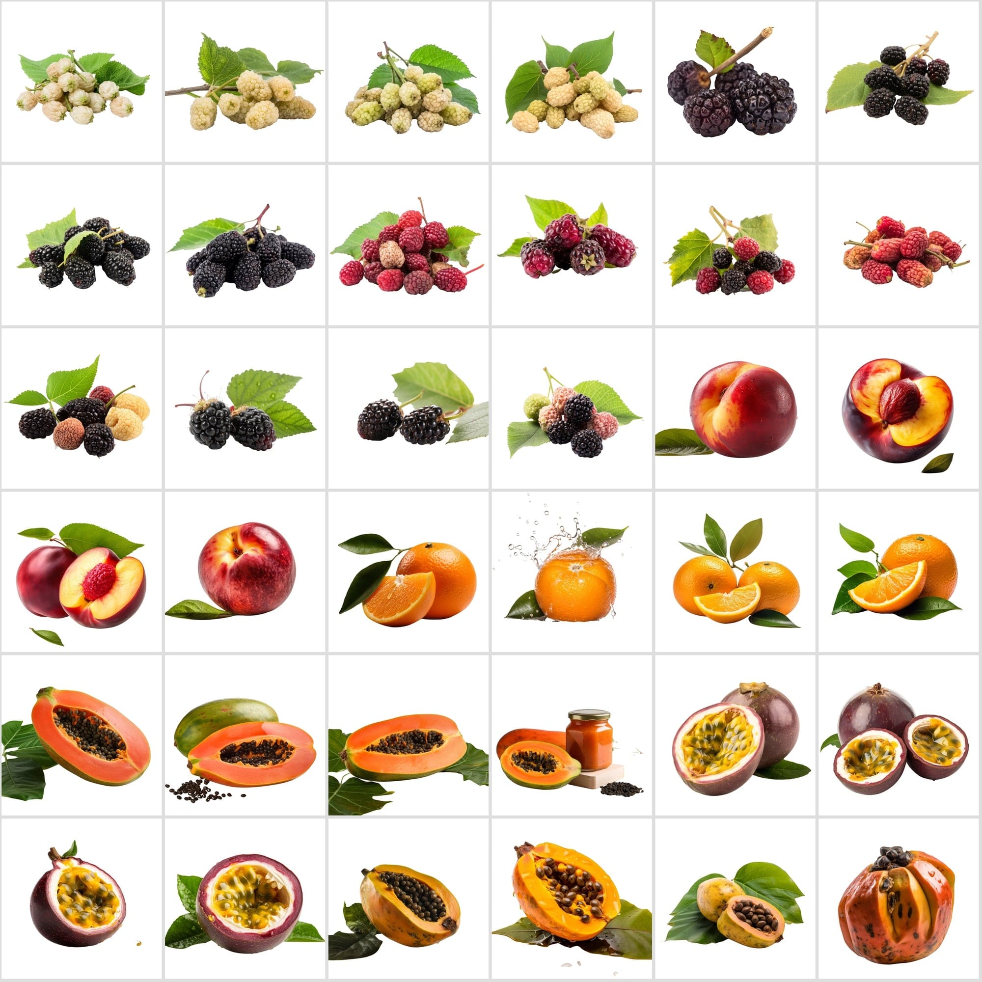 400 Isolated Fruit Photos with Transparent Background Digital Download Sumobundle
