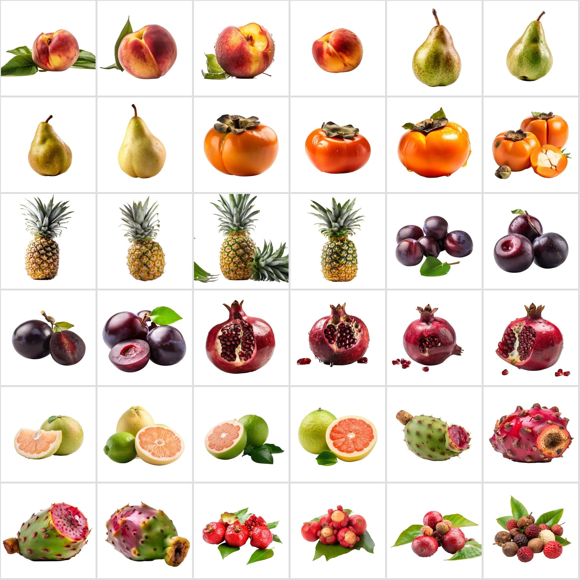 400 Isolated Fruit Photos with Transparent Background Digital Download Sumobundle