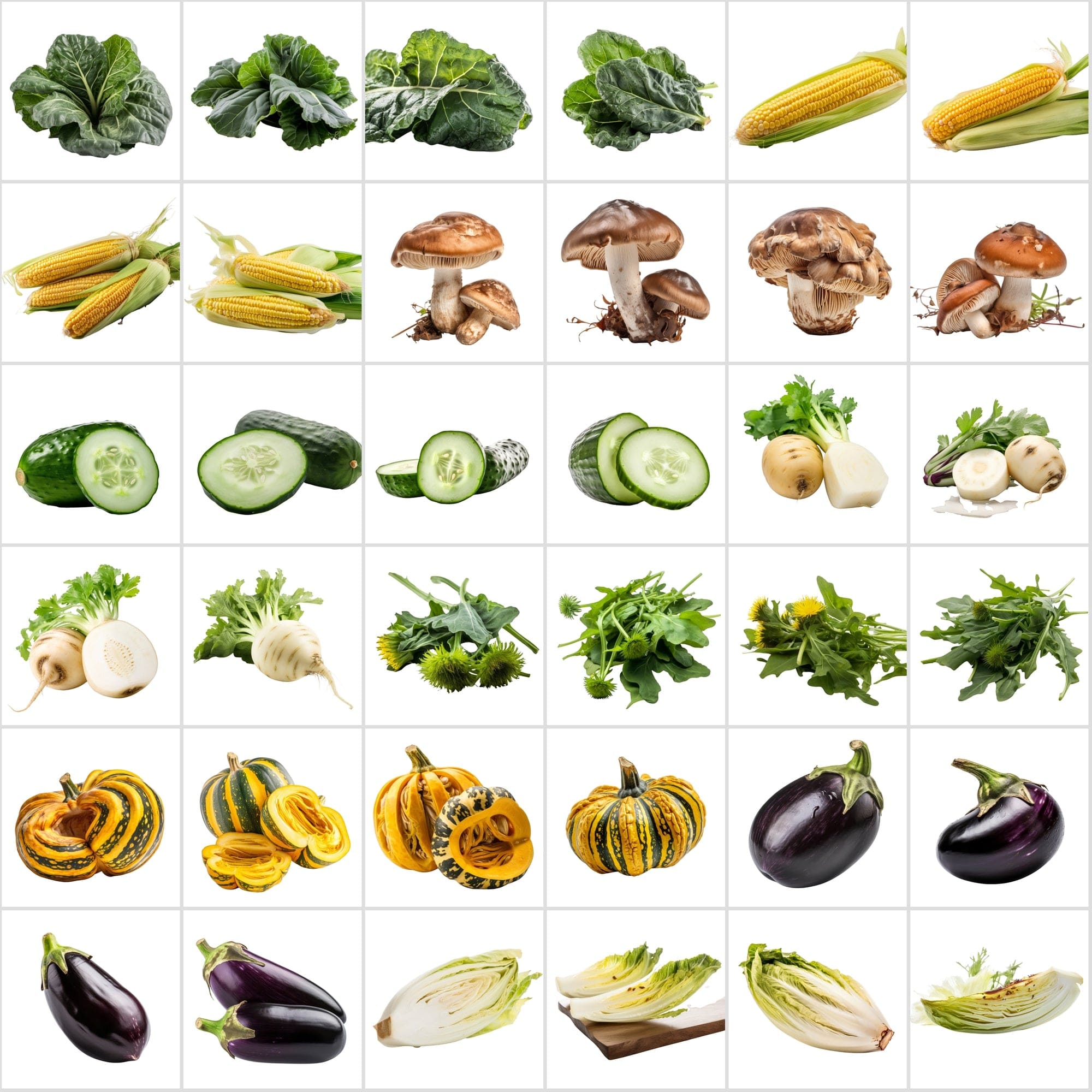 400 Isolated Vegetable Images with Transparent Background Digital Download Sumobundle