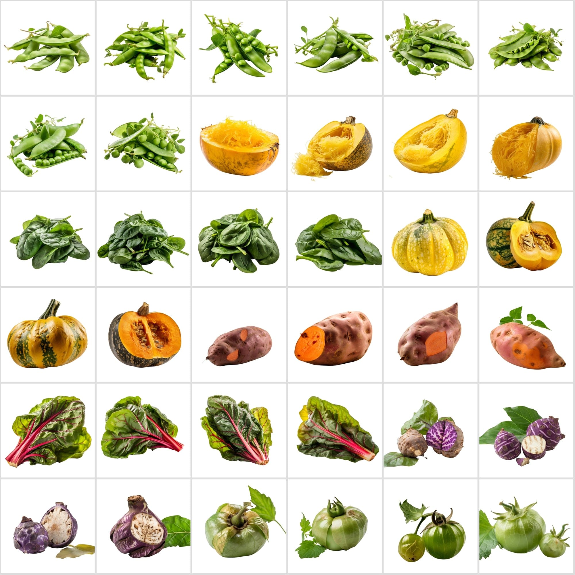 400 Isolated Vegetable Images with Transparent Background Digital Download Sumobundle