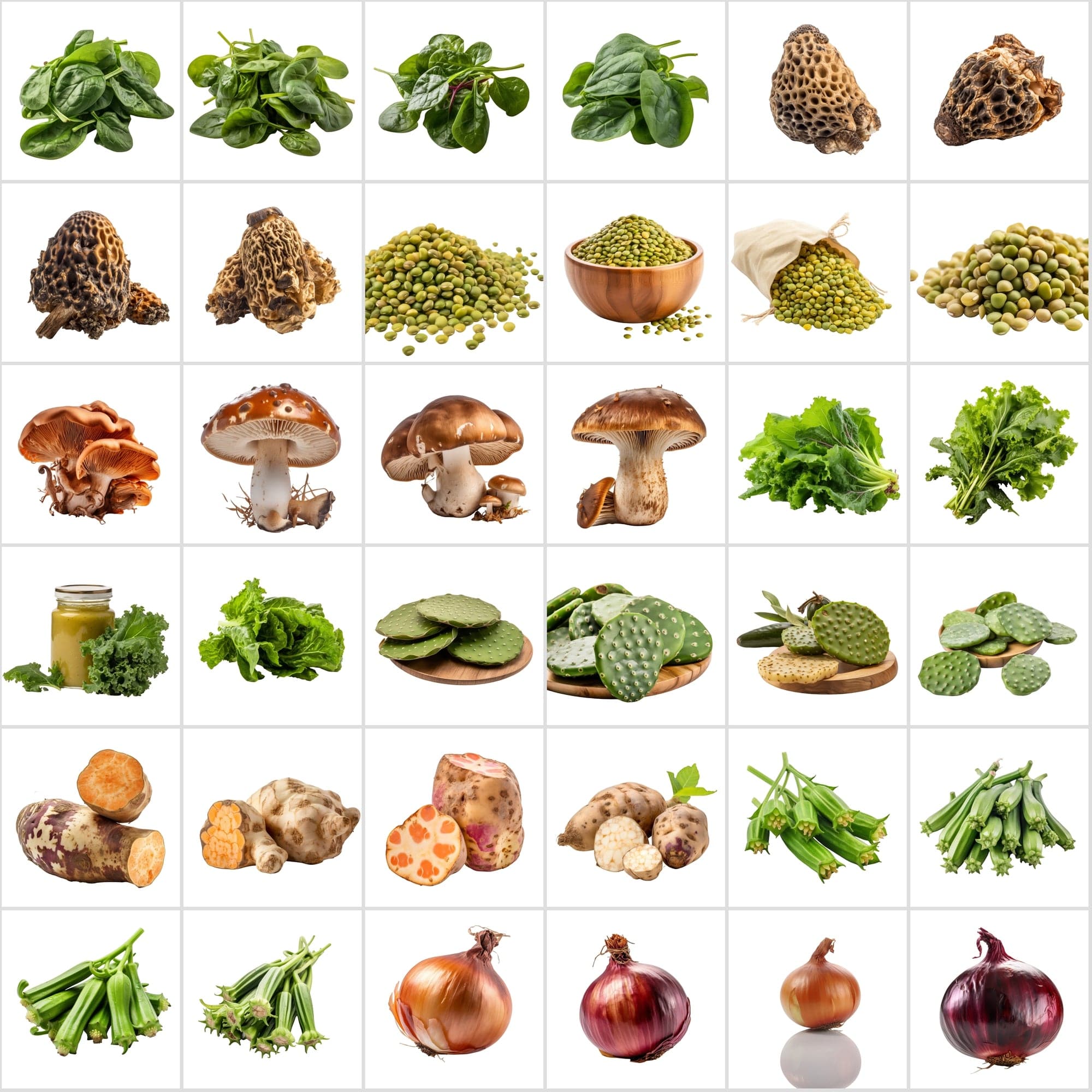 400 Isolated Vegetable Images with Transparent Background Digital Download Sumobundle