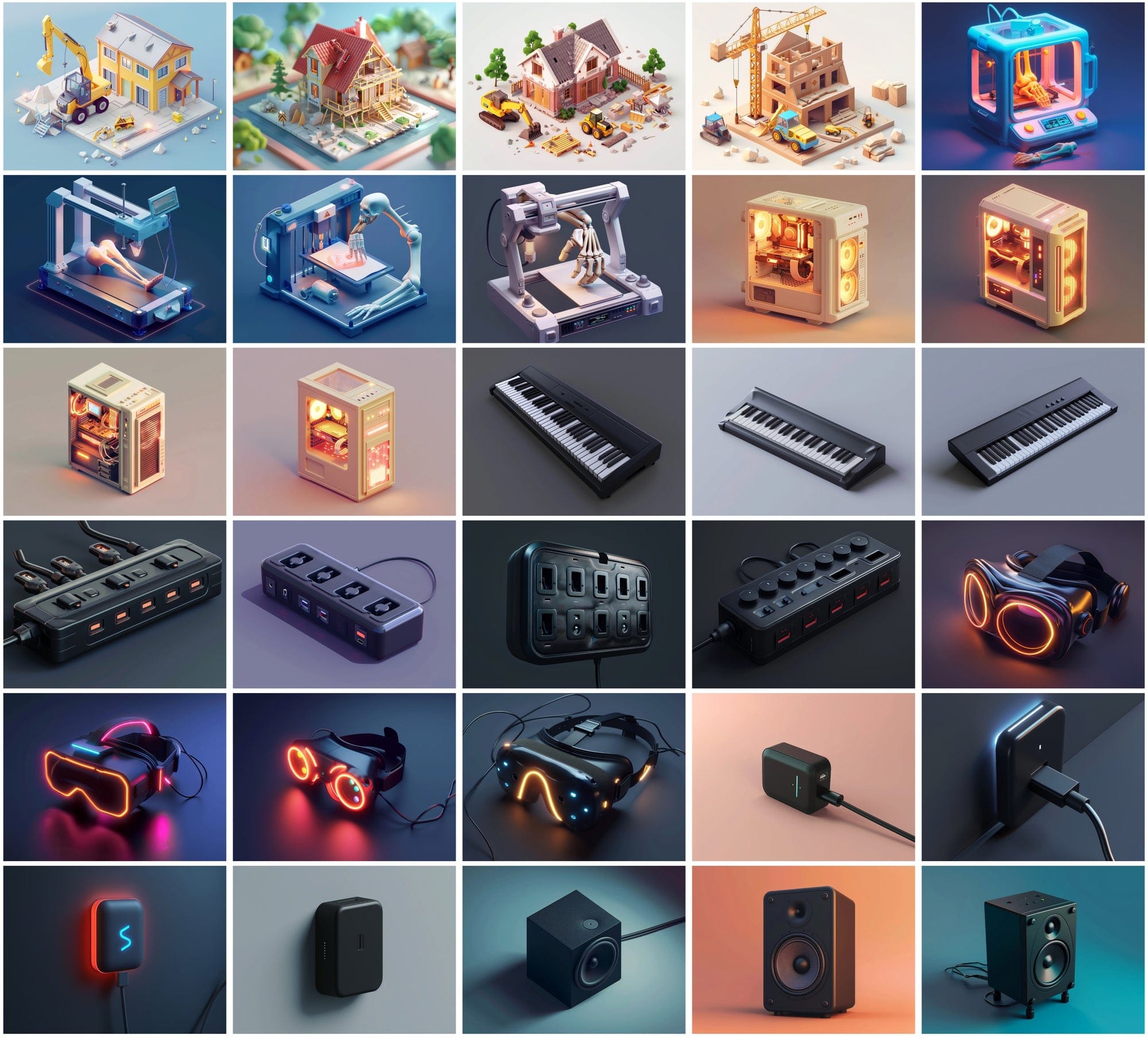400 Tech-Themed Illustrations for Designers & Creators Digital Download Sumobundle