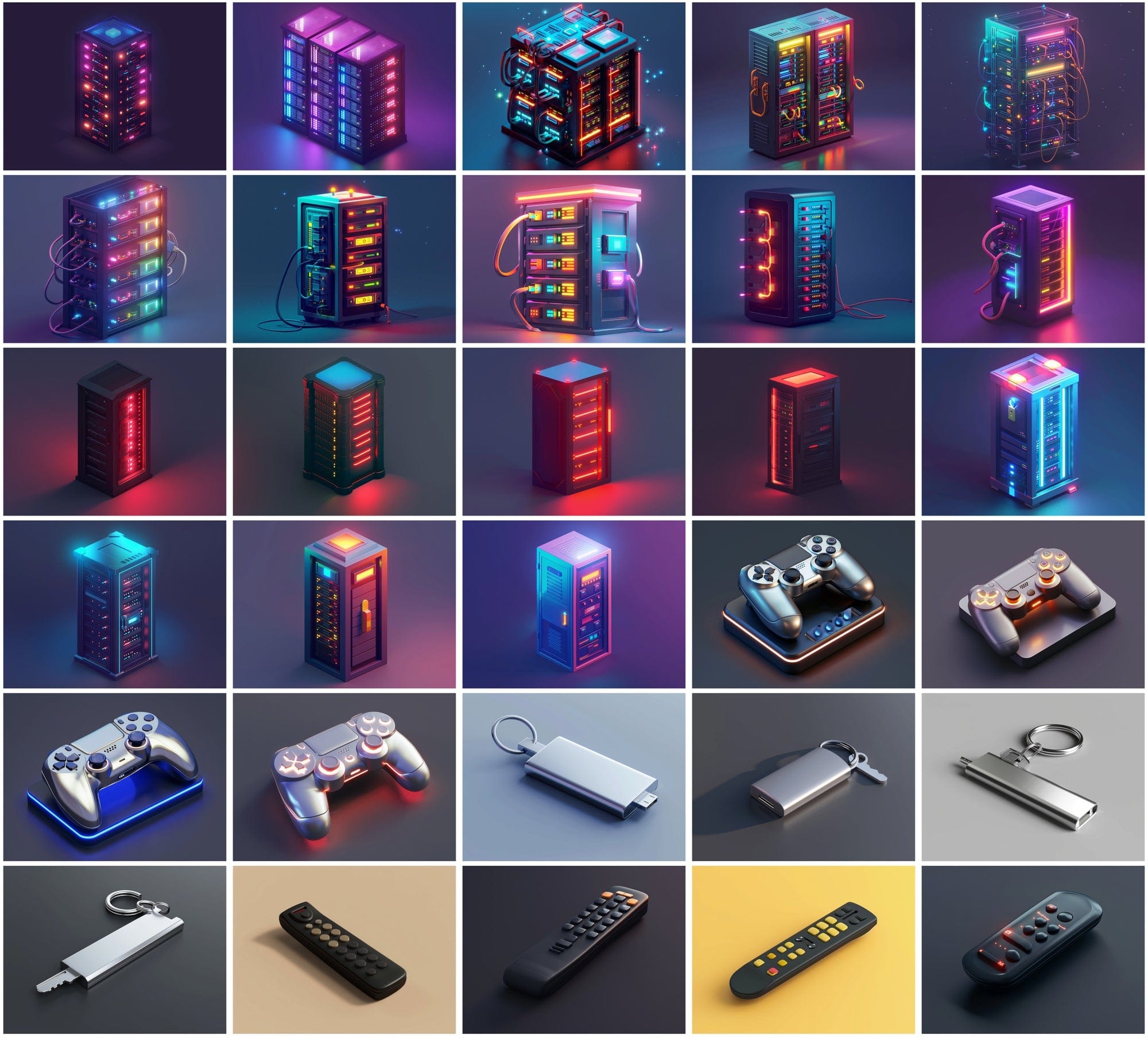 400 Tech-Themed Illustrations for Designers & Creators Digital Download Sumobundle